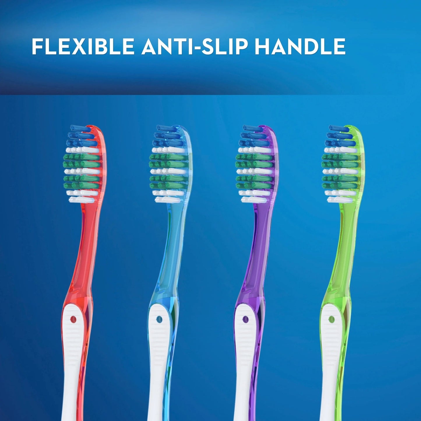 (4 pack) Oral-B Toothbrush Pack, Essential Clean Manual Toothbrushes, Soft Bristles, 6 Count