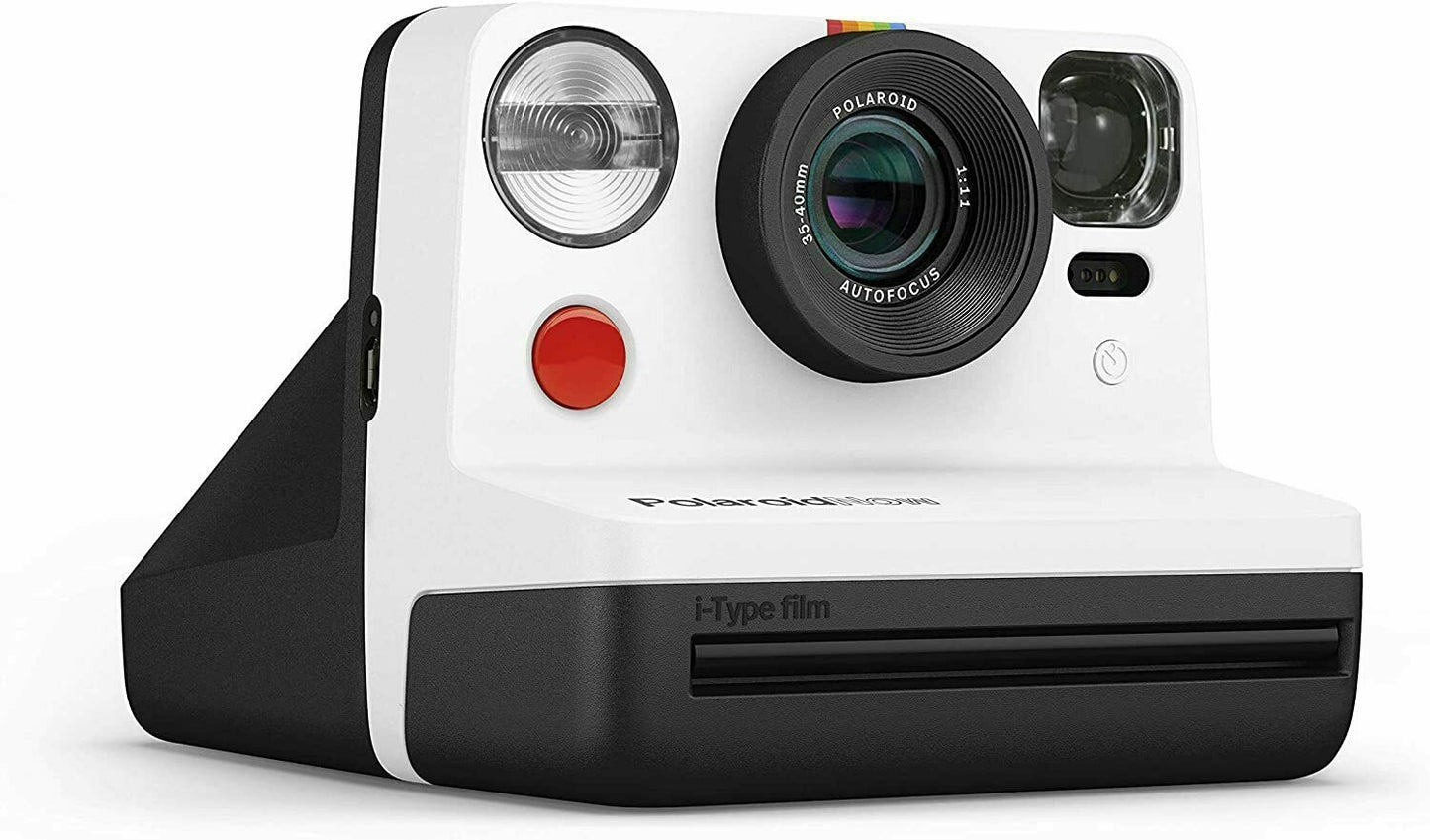 Polaroid Originals Now Viewfinder i-Type Instant Camera (Red) Film Bundle