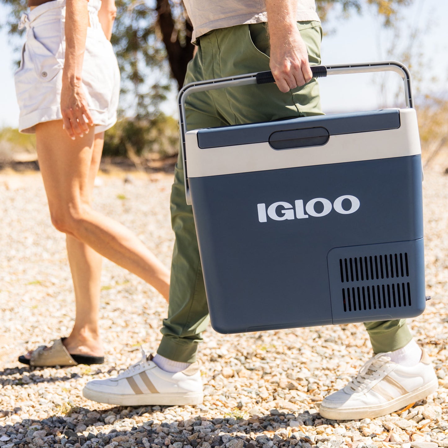 Igloo ICF 18 Active Electric Compressor Cooler, Rugged Blue