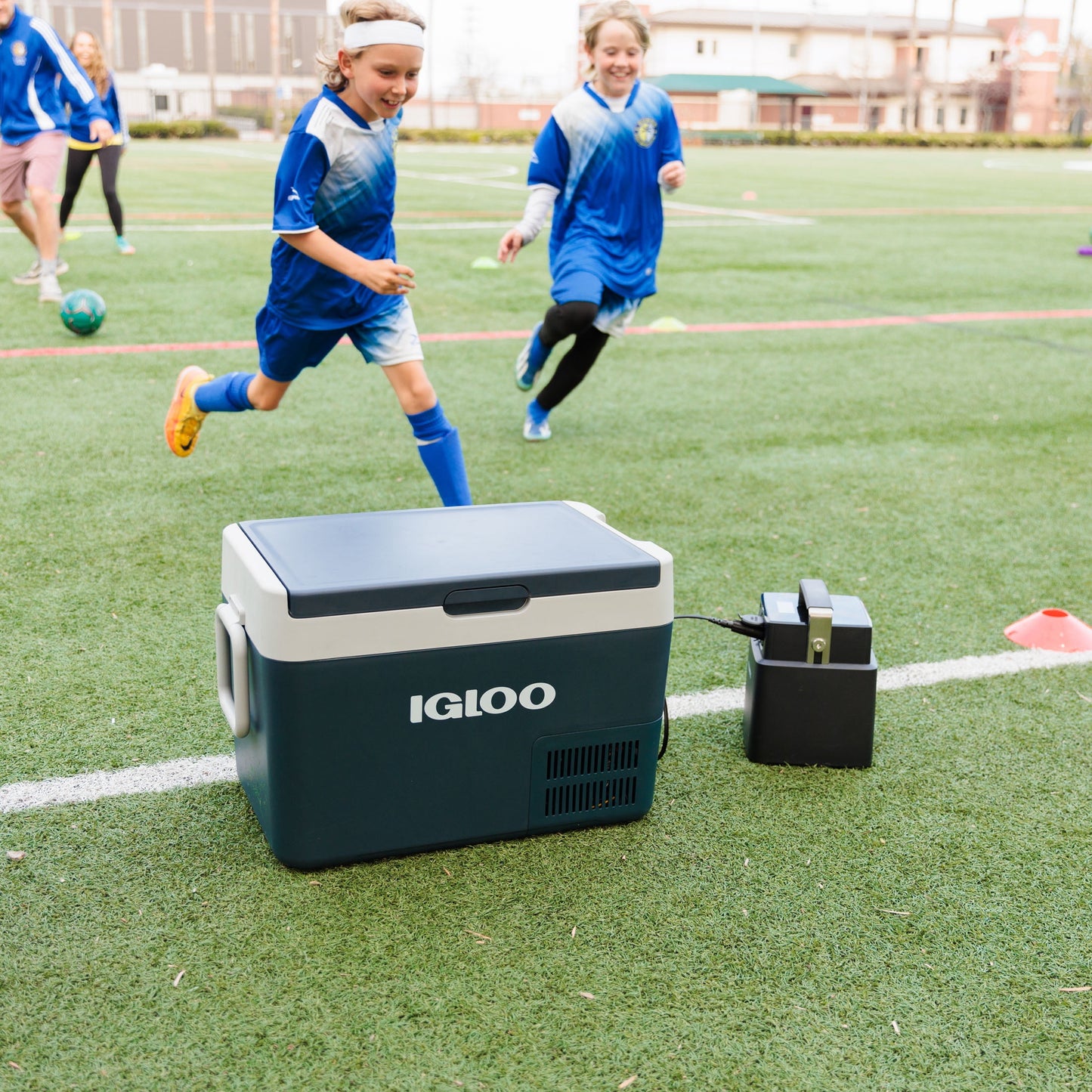 Igloo ICF 18 Active Electric Compressor Cooler, Rugged Blue