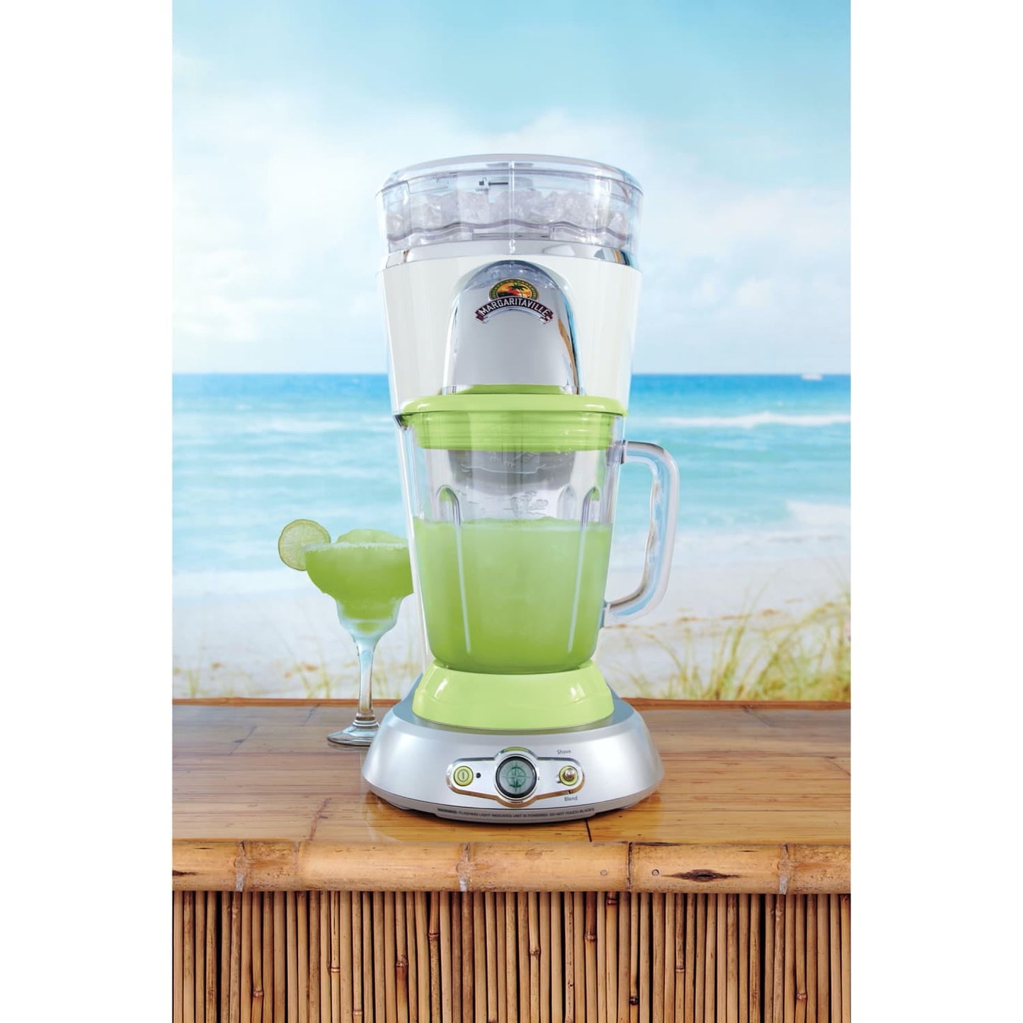 Margaritaville Bahamas Frozen Concoction Maker, Off White &amp; Lime Green