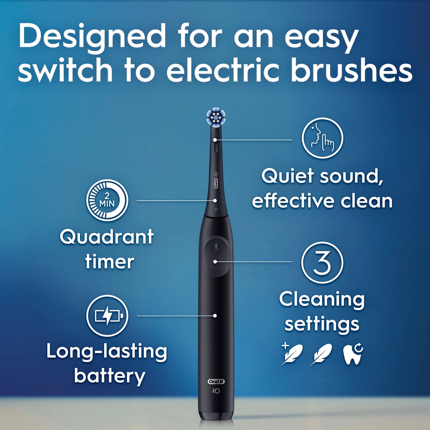 Oral-B iO Electric Toothbrush, Series 2, Pure White