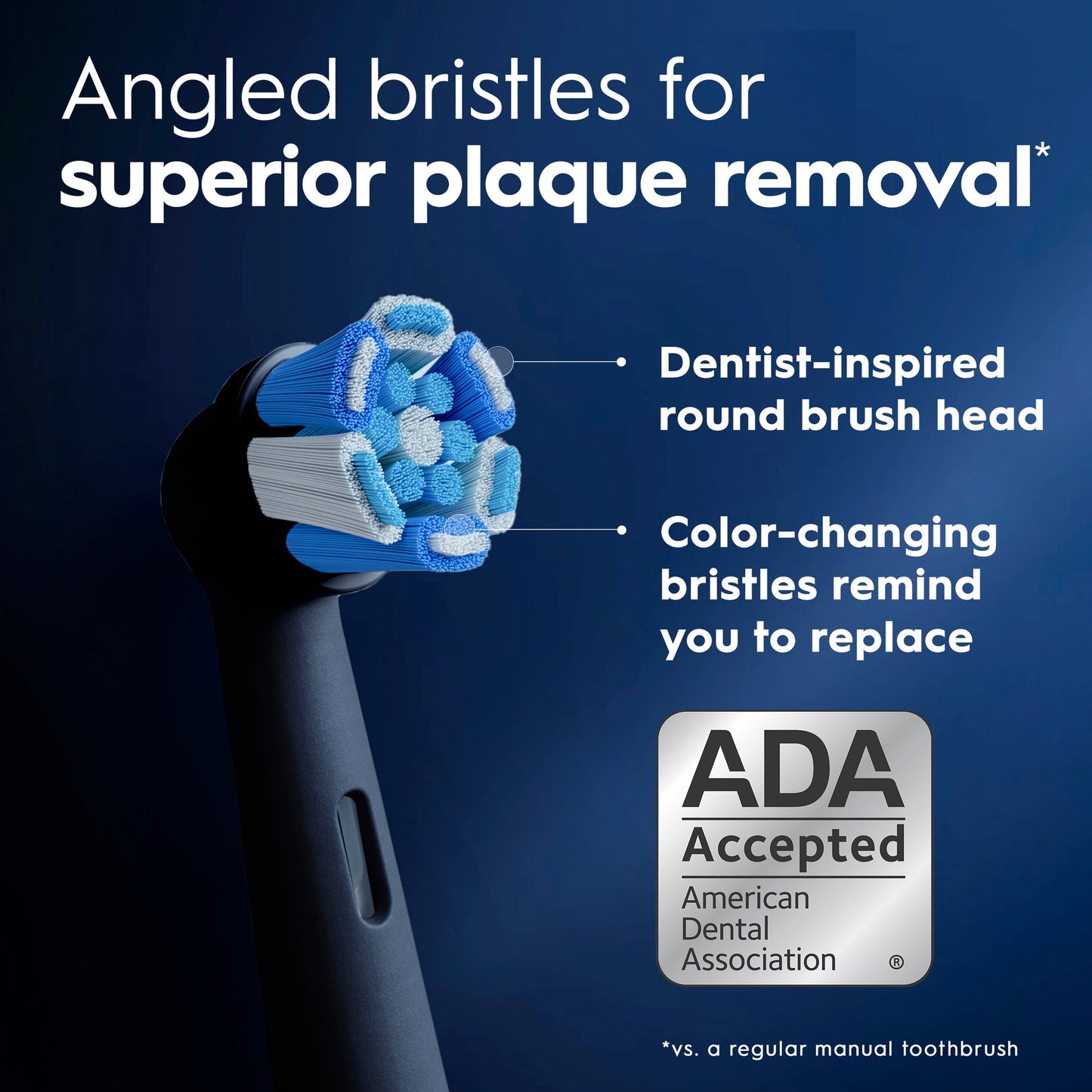 Oral-B iO Toothbrush Heads, Ultimate Clean Replacement Brush Heads, Black, 4 count