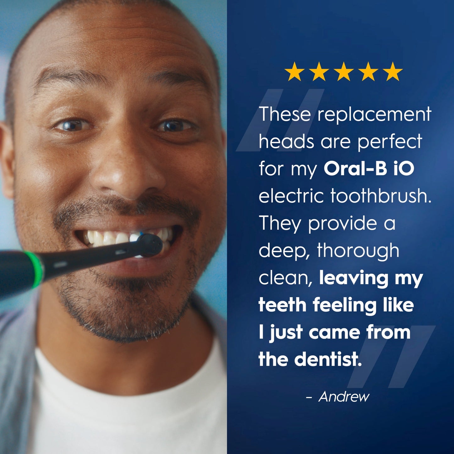 Oral-B iO Toothbrush Heads, Ultimate Clean Replacement Brush Heads, Black, 4 count