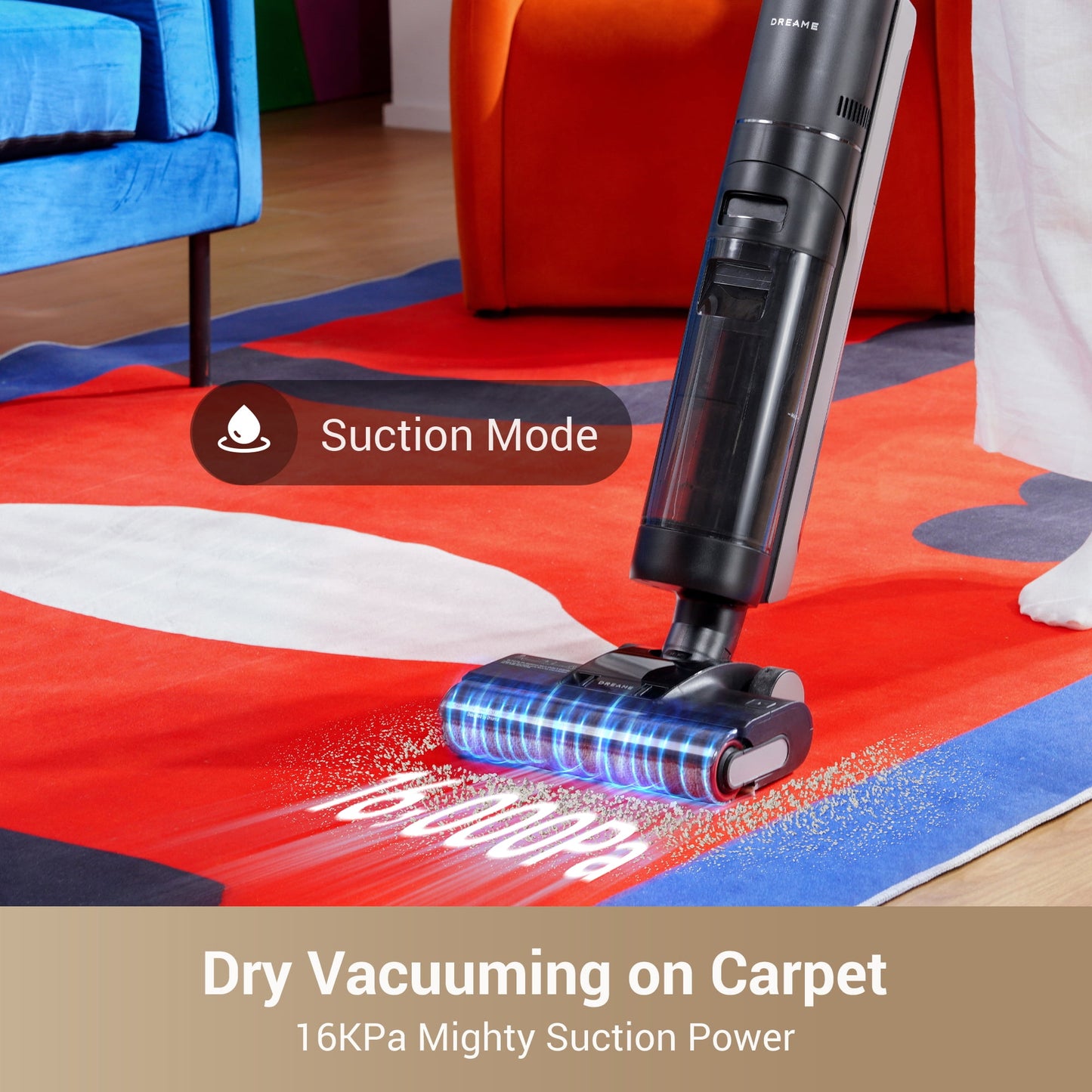 Dreame FloorX 302 Wet Dry Vacuum Cleaner, Vacuum Mop All in One with Auto Self-Cleaning, Floor Cleaner Machine for Hard Floor, 35 Mins Runtime, Edge Cleaning, Self-Propelled Vacuum Mop Combo