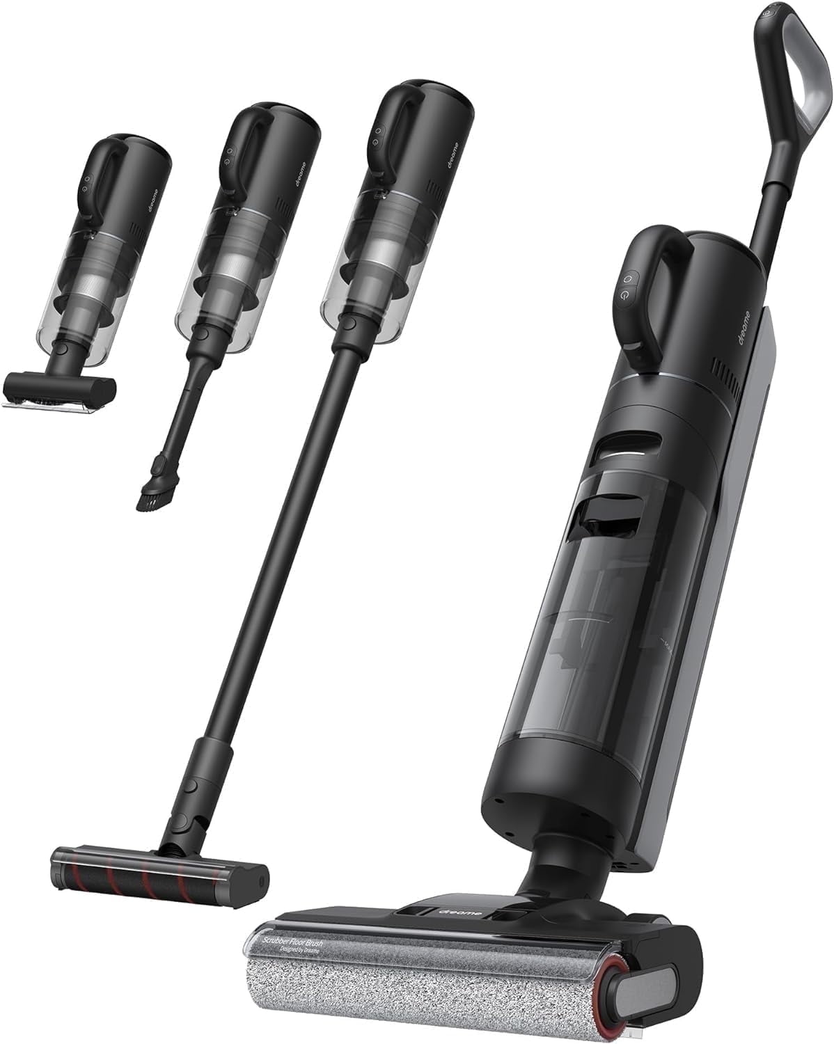 Dreame FloorX 302 Wet Dry Vacuum Cleaner, Vacuum Mop All in One with Auto Self-Cleaning, Floor Cleaner Machine for Hard Floor, 35 Mins Runtime, Edge Cleaning, Self-Propelled Vacuum Mop Combo