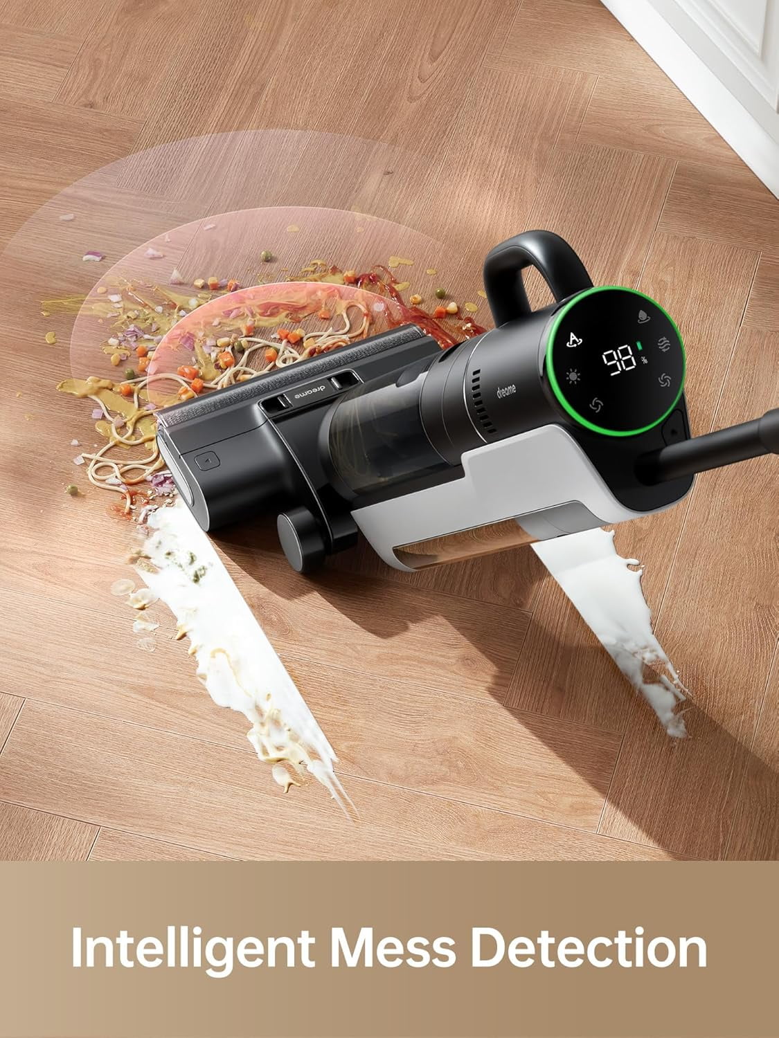 Dreame FloorX 302 Wet Dry Vacuum Cleaner, Vacuum Mop All in One with Auto Self-Cleaning, Floor Cleaner Machine for Hard Floor, 35 Mins Runtime, Edge Cleaning, Self-Propelled Vacuum Mop Combo
