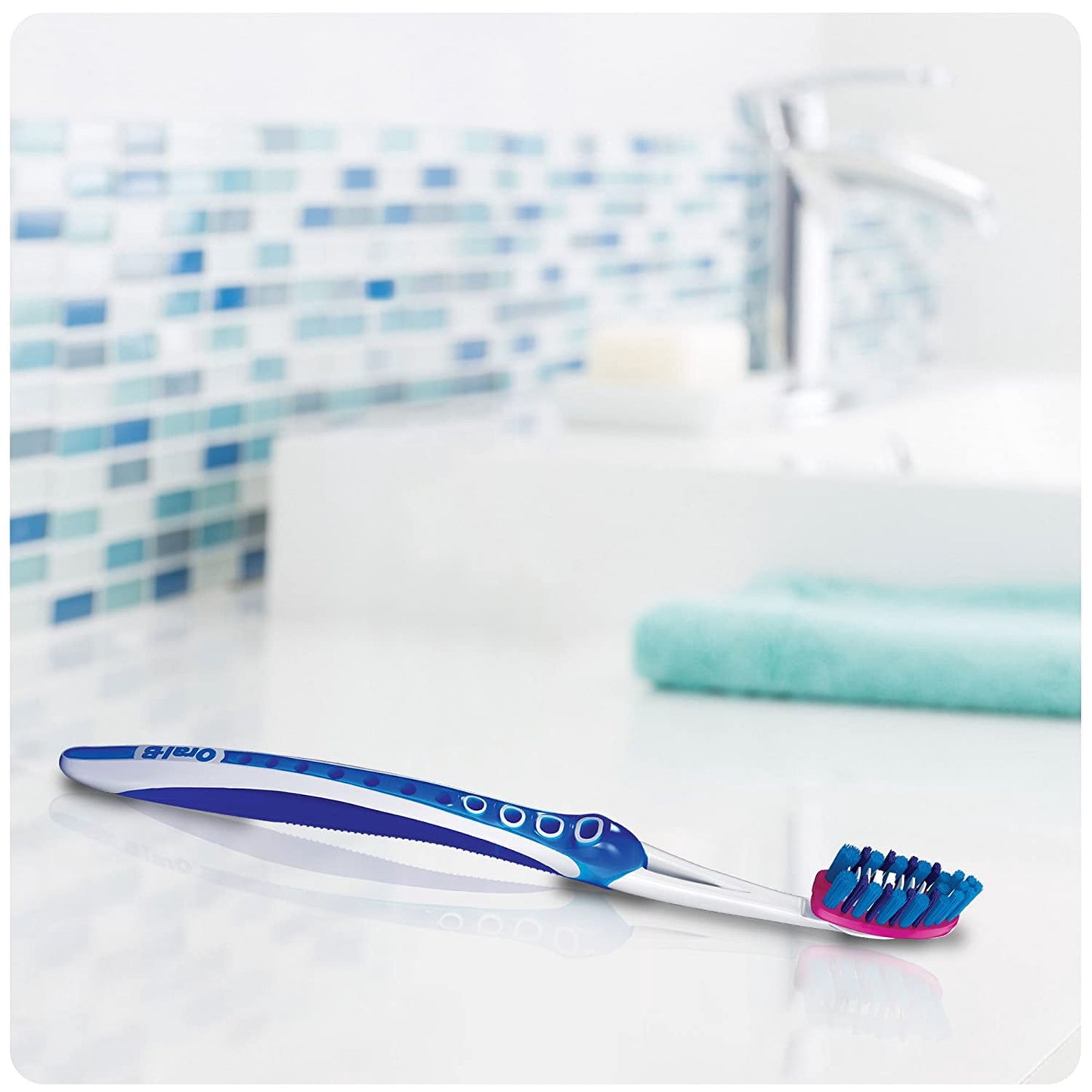Oral-B 3D White Pro-Flex Toothbrush Medium 1 Each (Pack of 3)