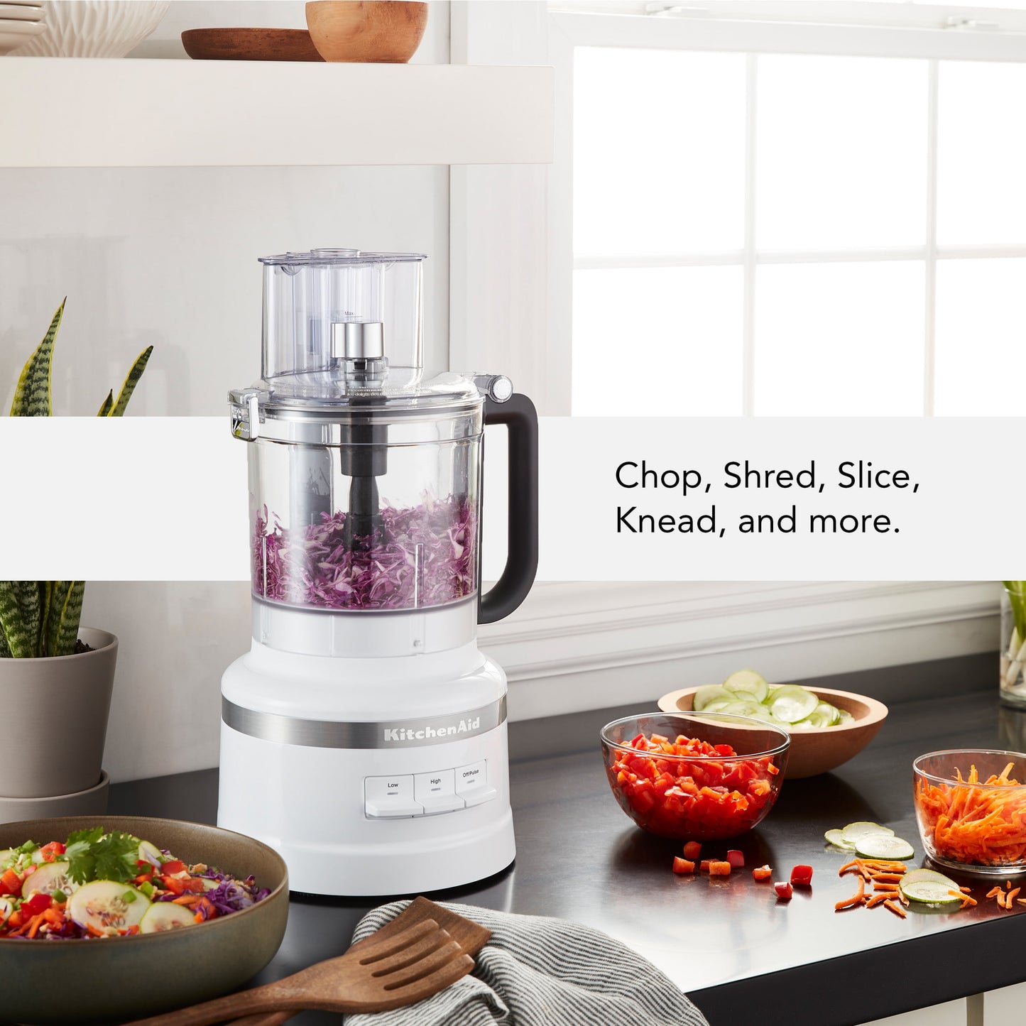 KitchenAid 13-Cup Food Processor, Black Matte, KFP1318