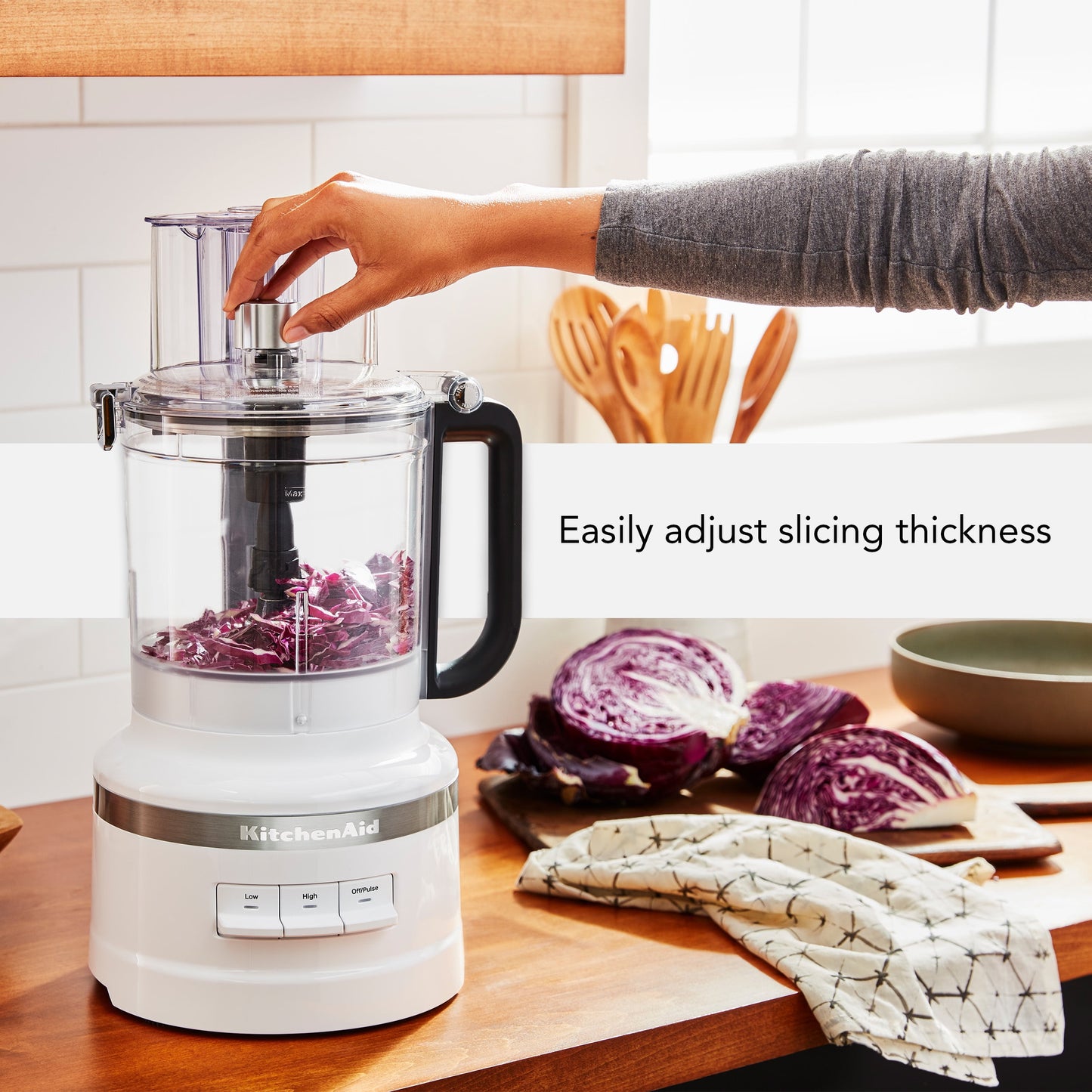 KitchenAid 13-Cup Food Processor, Black Matte, KFP1318