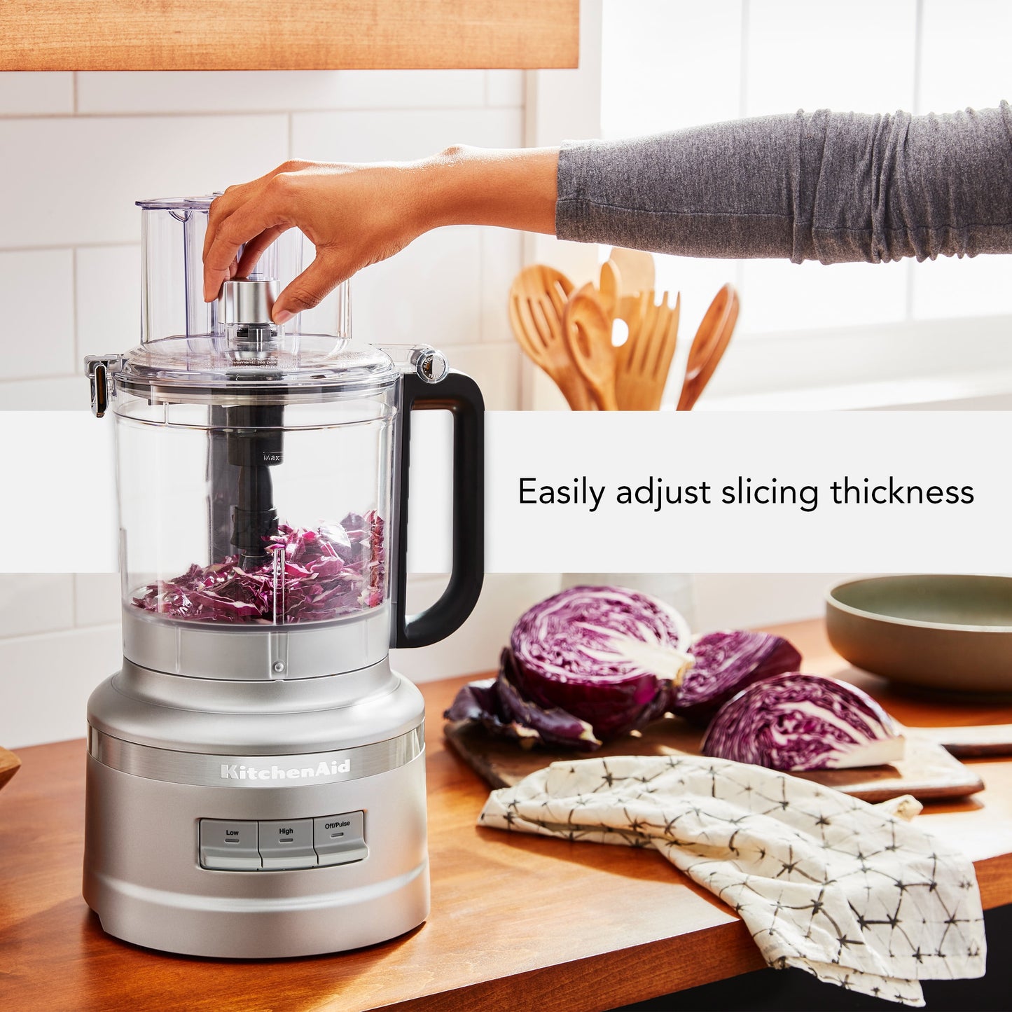 KitchenAid 13-Cup Food Processor, Black Matte, KFP1318