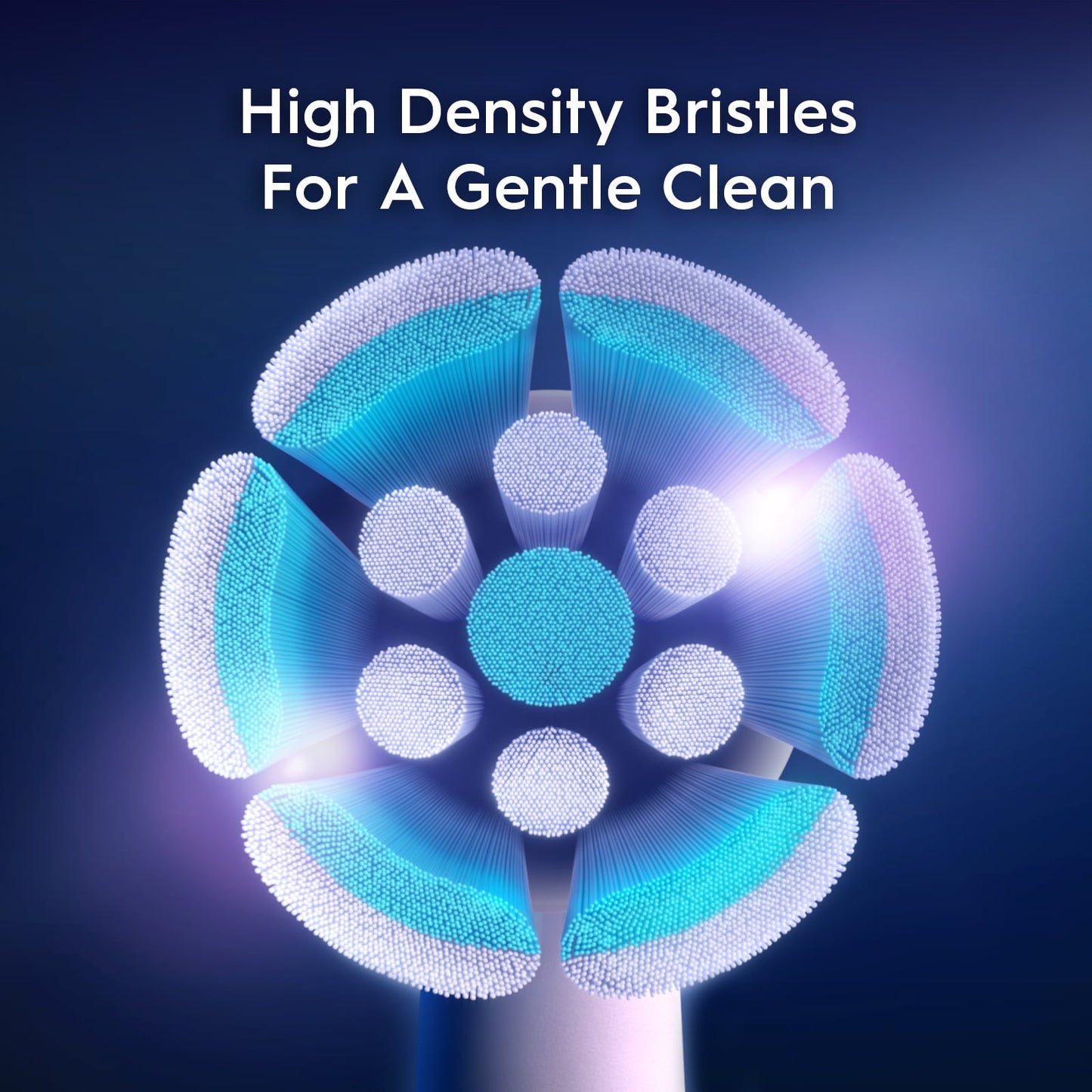 Oral-B iO Gentle Care Replacement Brush Heads, White, 2 Count, Adults and Children 3+