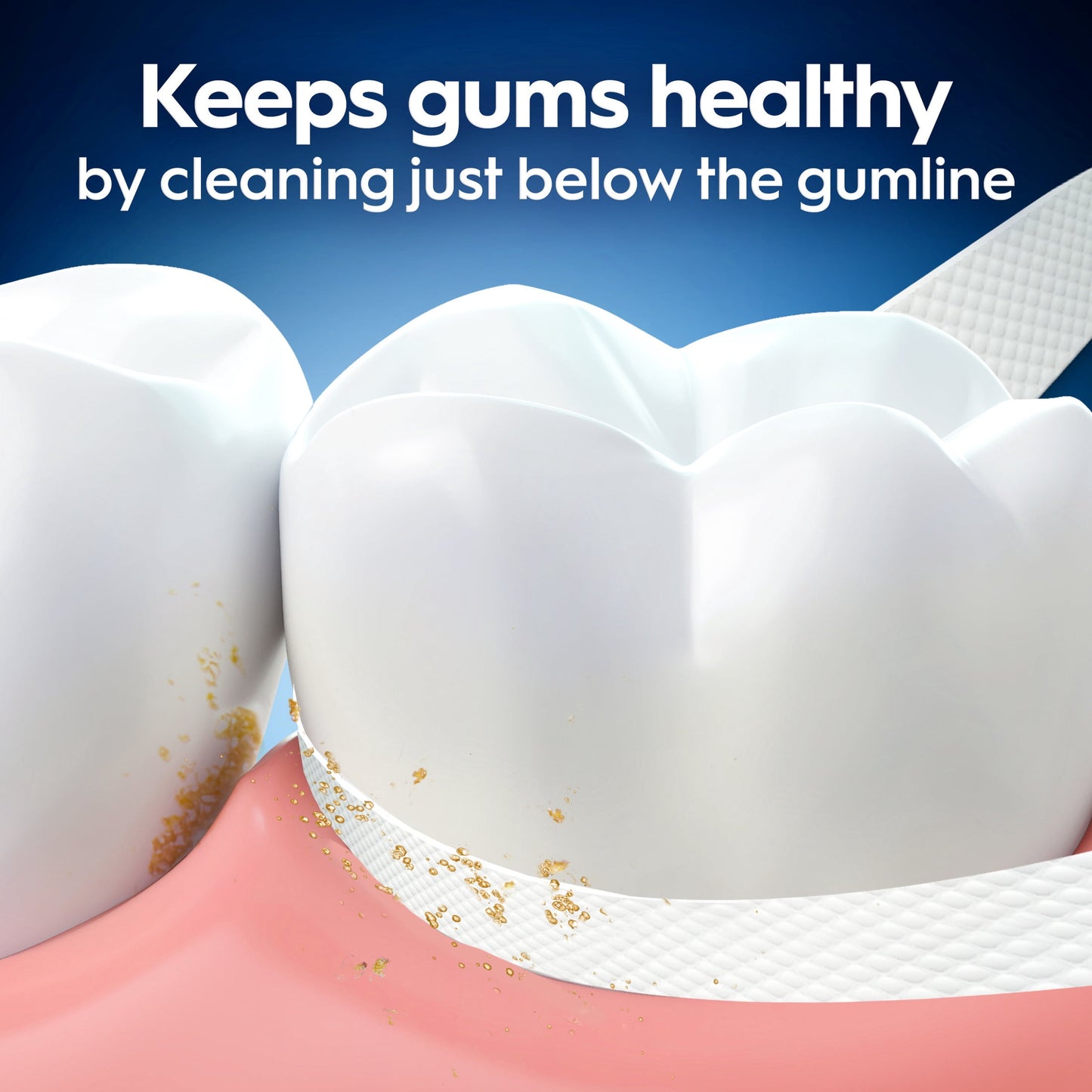 Oral-B Glide Healthy Gums Unflavored Dental Floss, Value 2 Pack (50m Each)