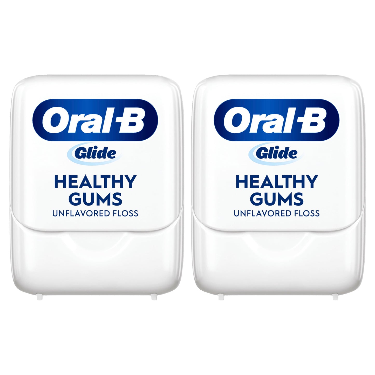 Oral-B Glide Healthy Gums Unflavored Dental Floss, Value 2 Pack (50m Each)