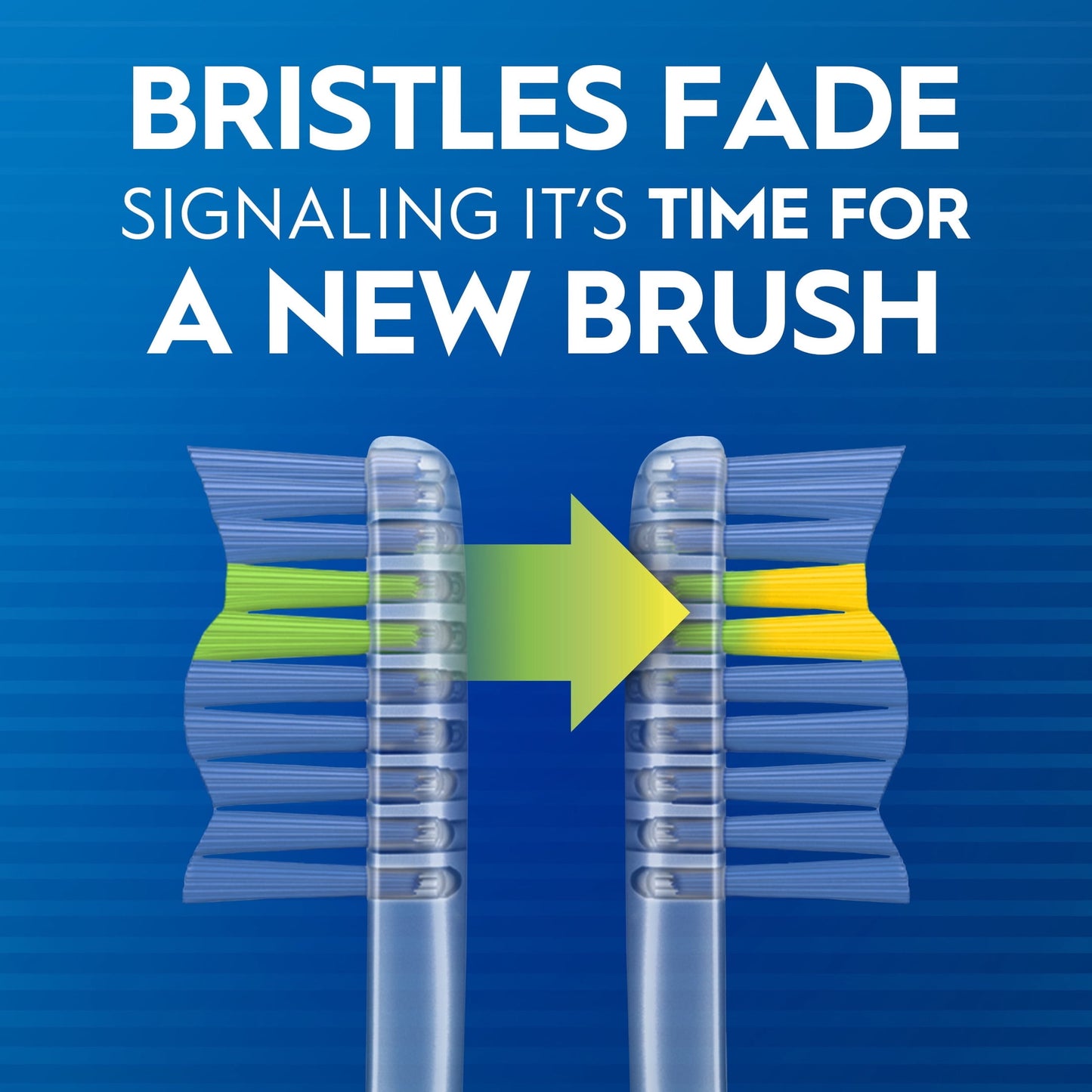 Oral-B Toothbrush Advanced Clean, Color Changing Bristles, Soft, 2 Count