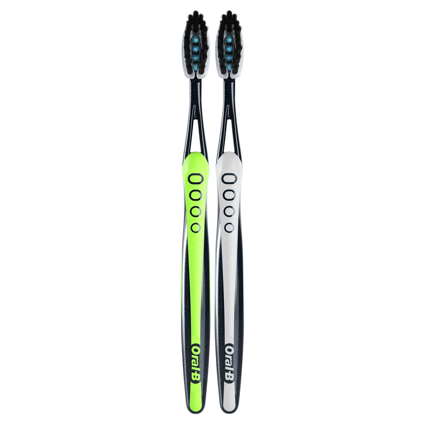 Oral-B Pro-Flex Charcoal Manual Toothbrush, Adult, Soft Bristle, 2 Count