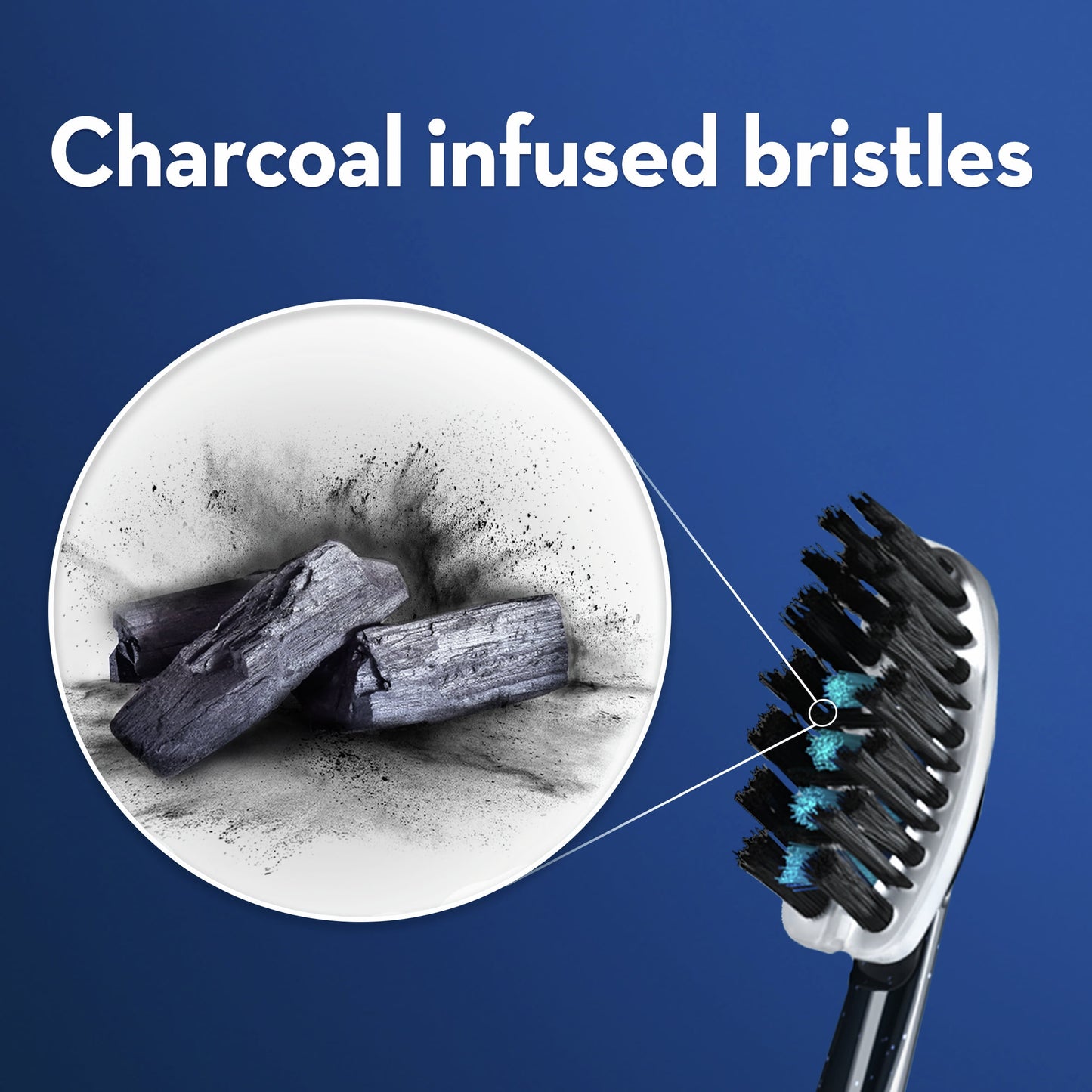 Oral-B Pro-Flex Charcoal Manual Toothbrush, Adult, Soft Bristle, 2 Count