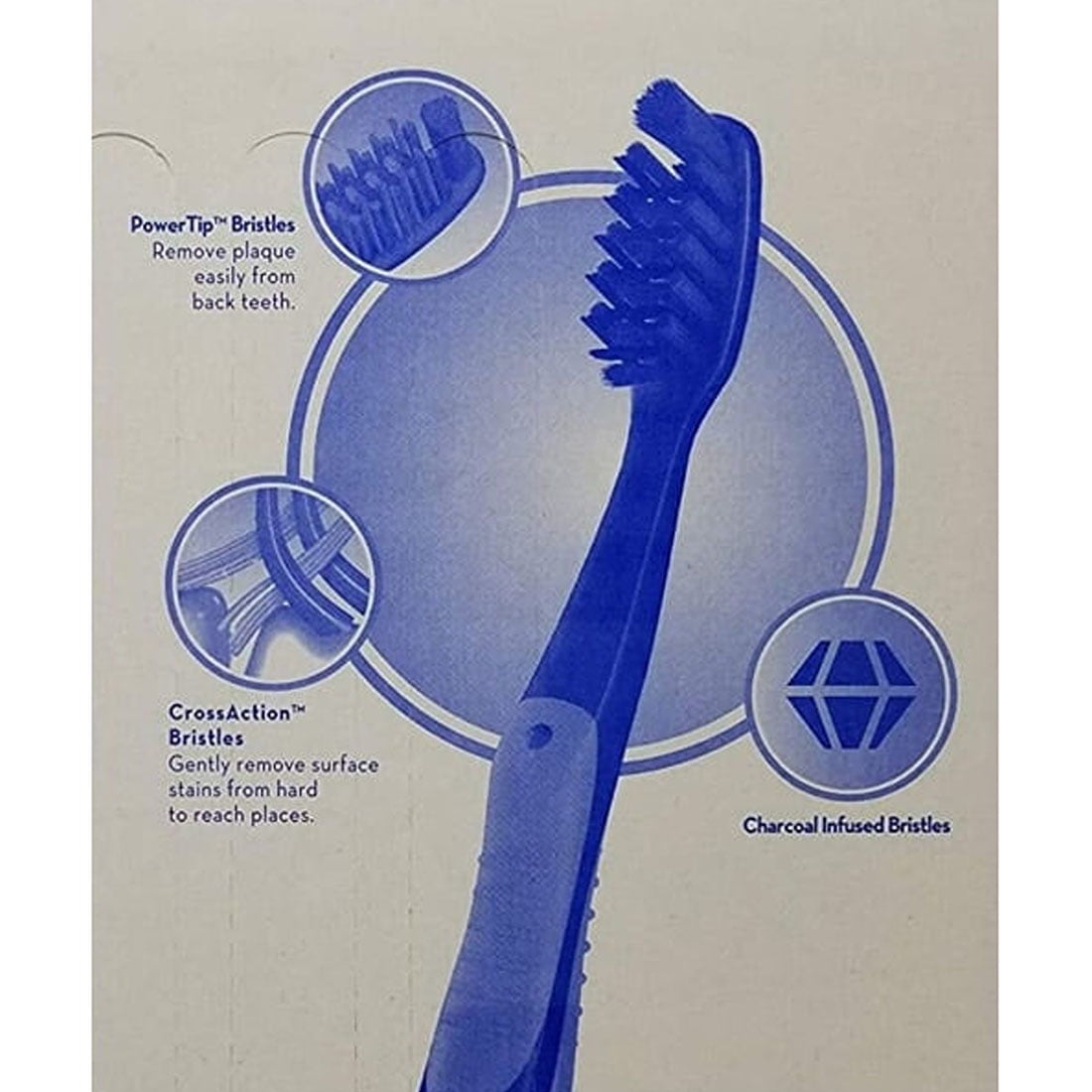 Oral-B Charcoal Toothbrush, Soft, 4 Count