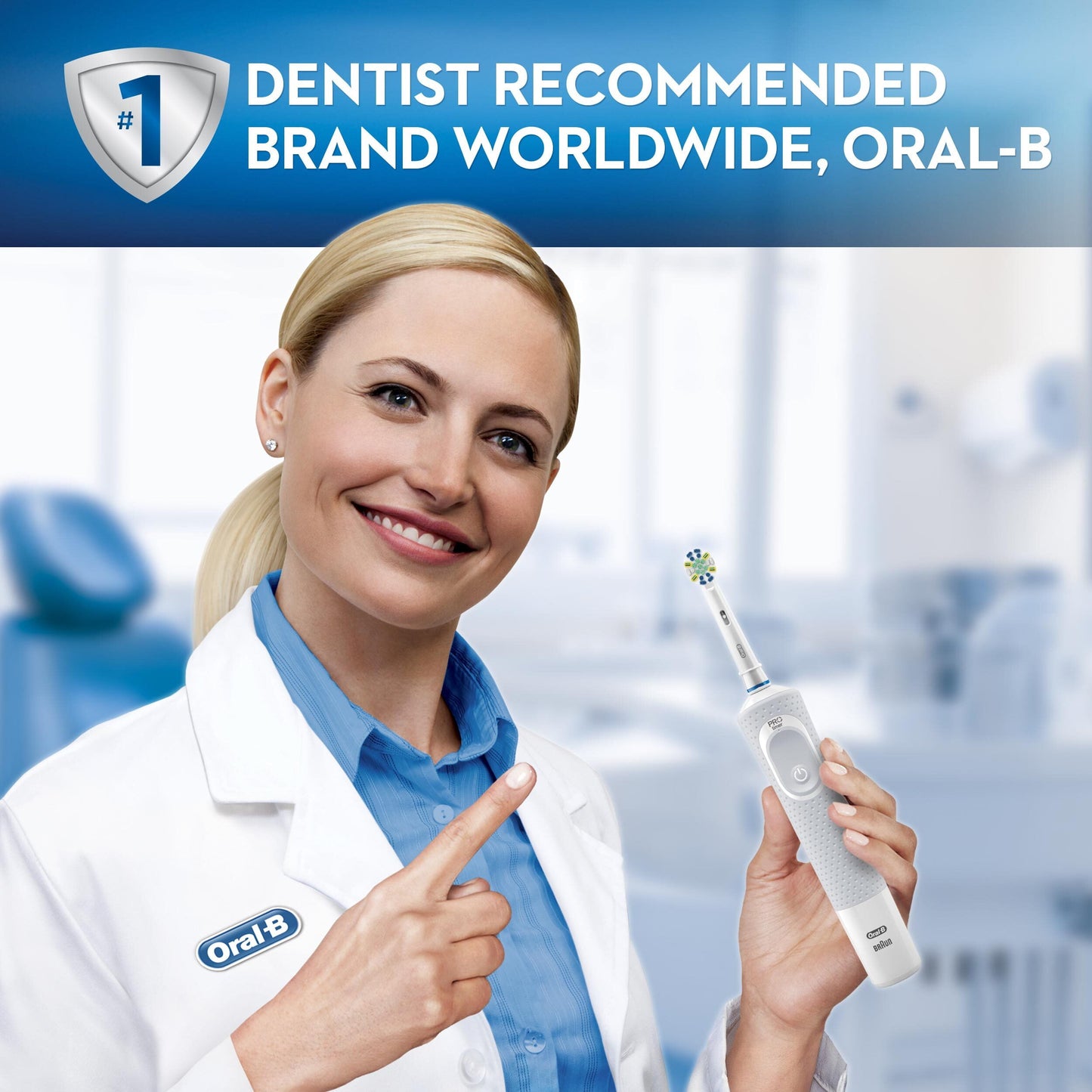 Oral-B Pro 500 Precision Clean Electric Rechargeable Toothbrush, 1 Ct, White