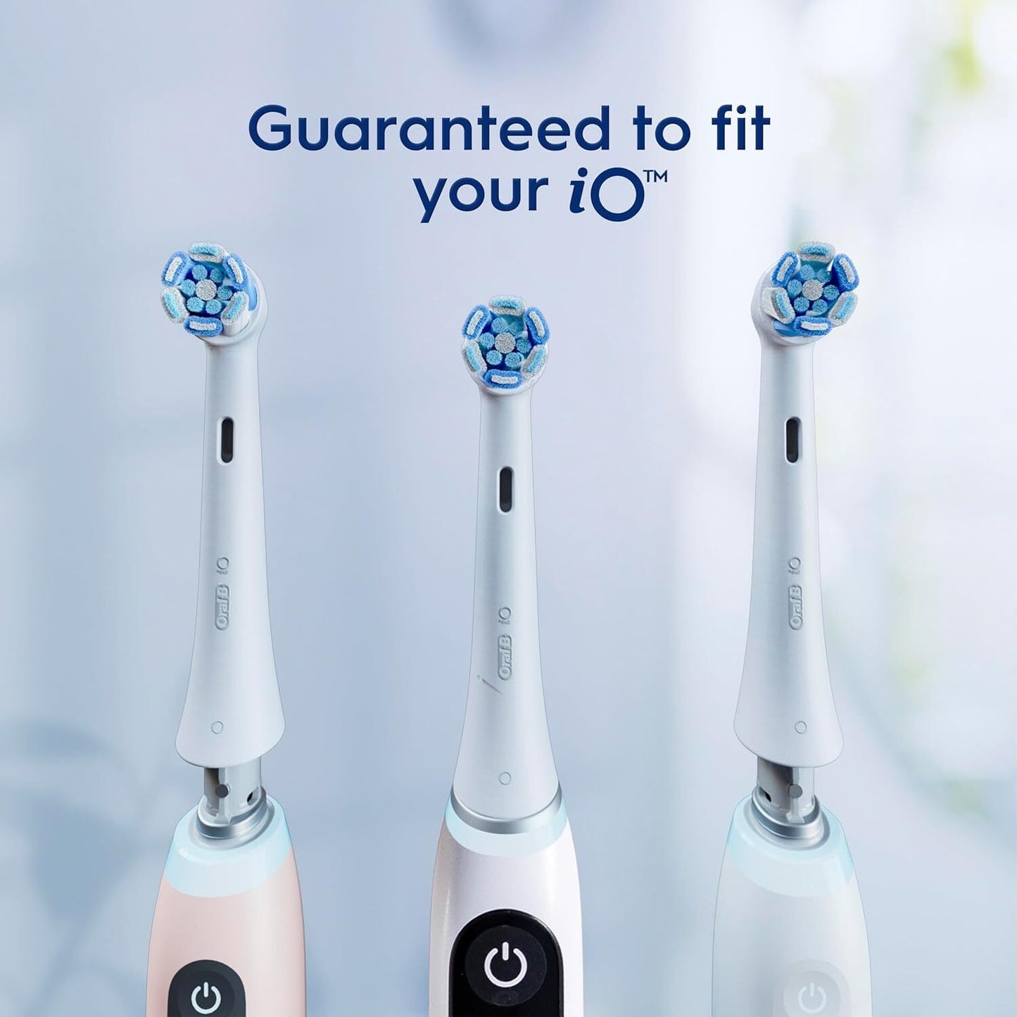 Oral-B iO Series Ultimate Clean Electric Toothbrush Replacement Brush Heads for an Oral-B Electric Toothbrush, 4 count, White
