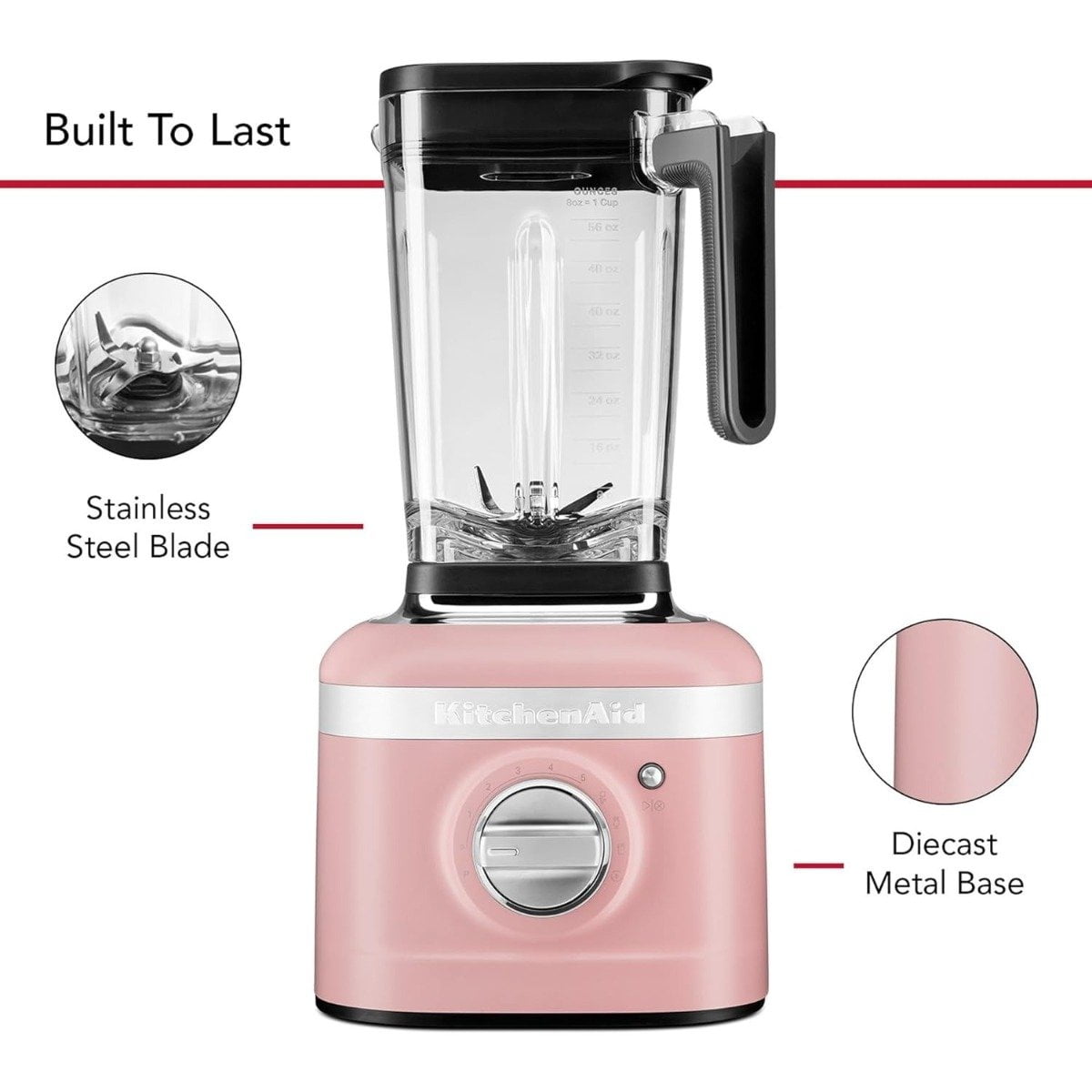 KitchenAid K400 Blender | Dried Rose