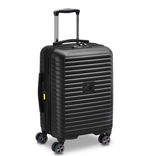 DELSEY PARIS Cruise 3.0 Carry-on Hardside Expandable Spinner Luggage, Black