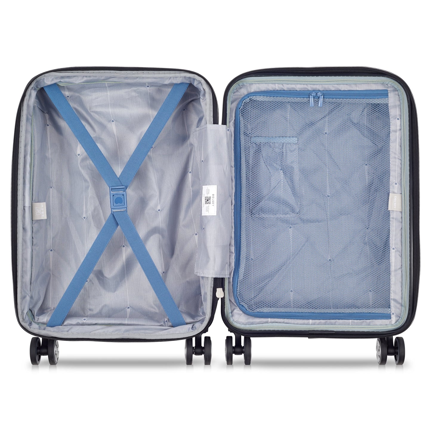 DELSEY PARIS Cruise 3.0 Carry-on Hardside Expandable Spinner Luggage, Black