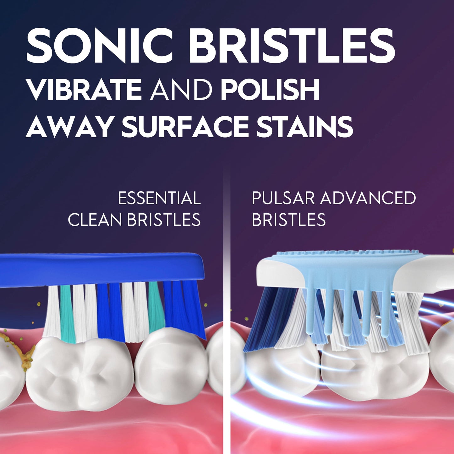Oral-B Toothbrush, Pulsar Advanced All-in-One Soft Toothbrush, 2 Count