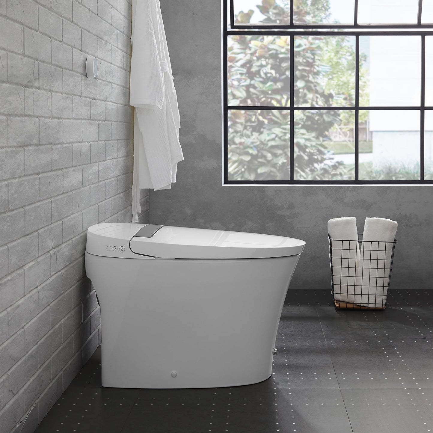 Viro Smart Tankless Elongated Toilet, Touchless Vortex™ Dual-Flush 1.1/1.6 gpf