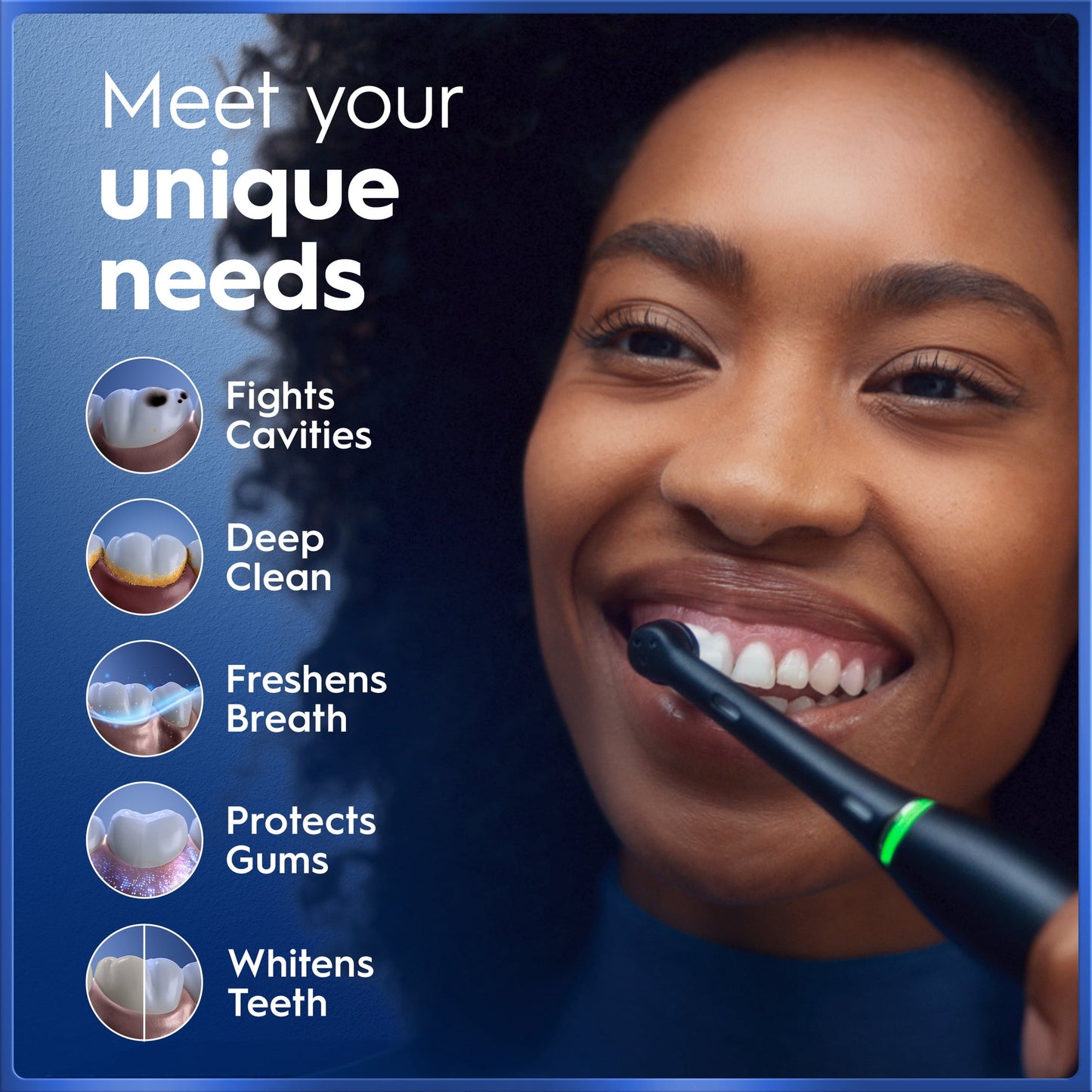 Oral-B Toothbrush, iO Series 5 Electric Toothbrush with (1) Brush Head, Rechargeable, Black