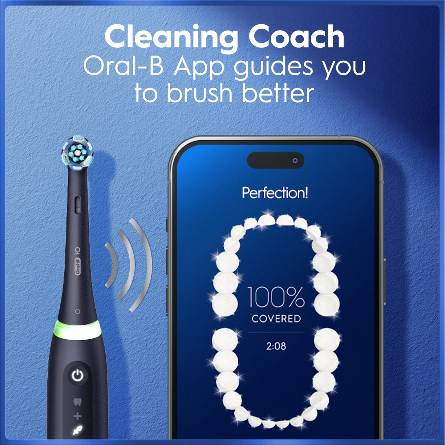Oral-B Toothbrush, iO Series 5 Electric Toothbrush with (1) Brush Head, Rechargeable, Black