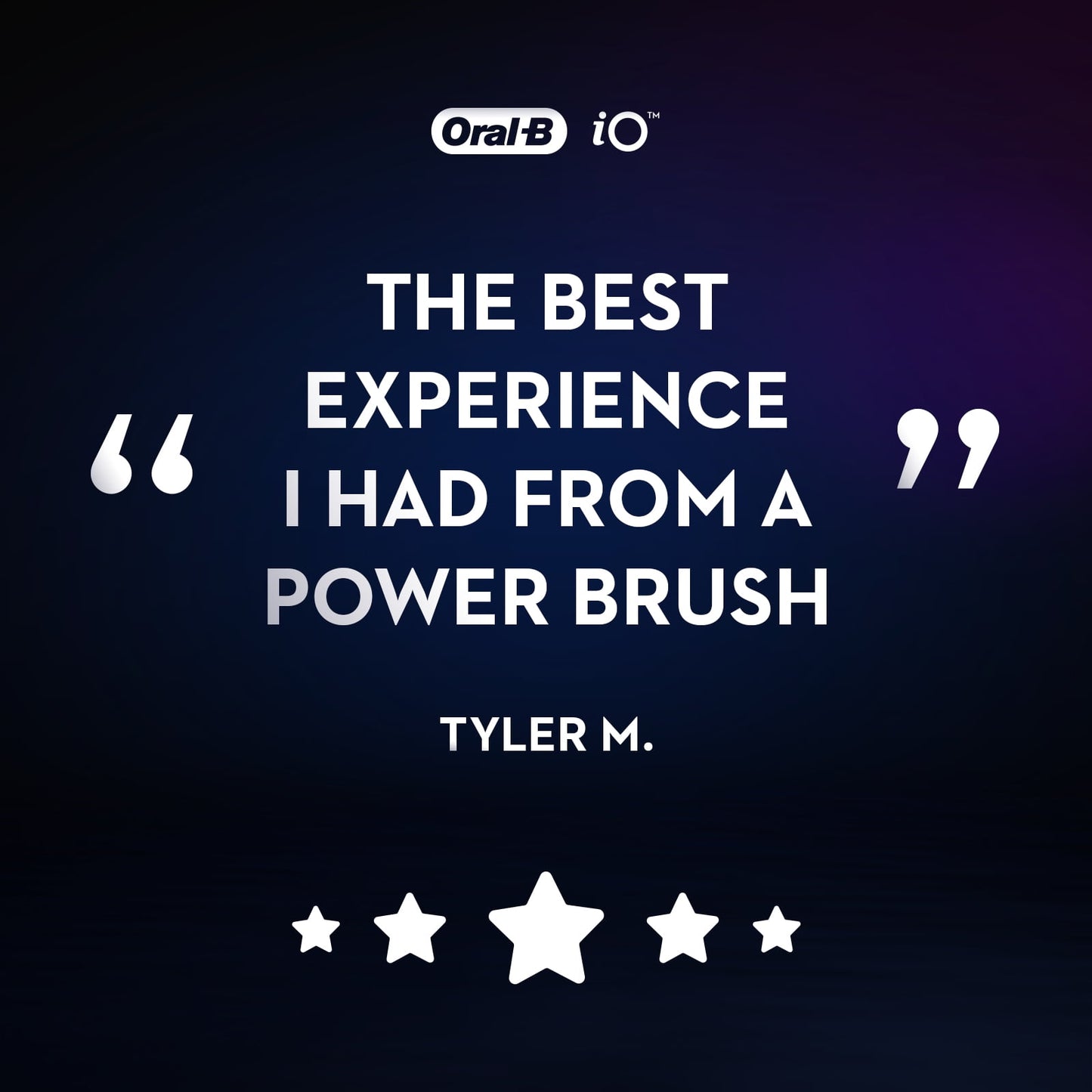 Oral-B iO Series 8 Electric Toothbrush with 3 Brush Heads, Violet Ametrine, for Adults and Children 3+.