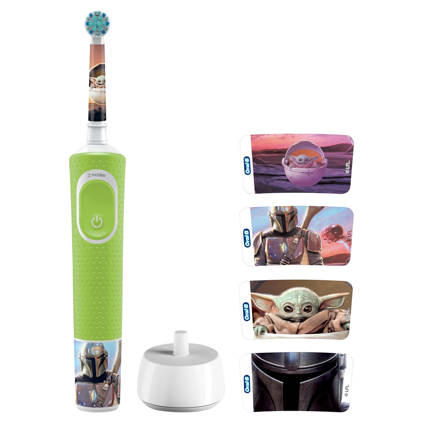 Oral-B Kids Electric Toothbrush featuring Star Wars The Mandalorian, for Kids 3+
