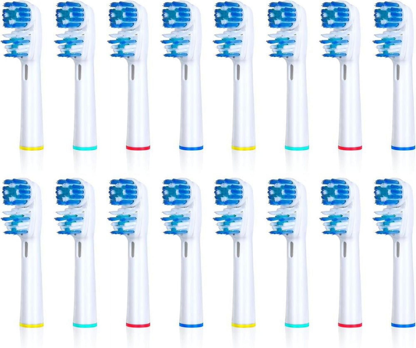 Replacement Brush Heads Compatible with Oral B- Double Clean Design, Double Clean Brush Heads, Compatible with Braun Oral-B Dual Clean Electric Toothbrush - Pack of 4