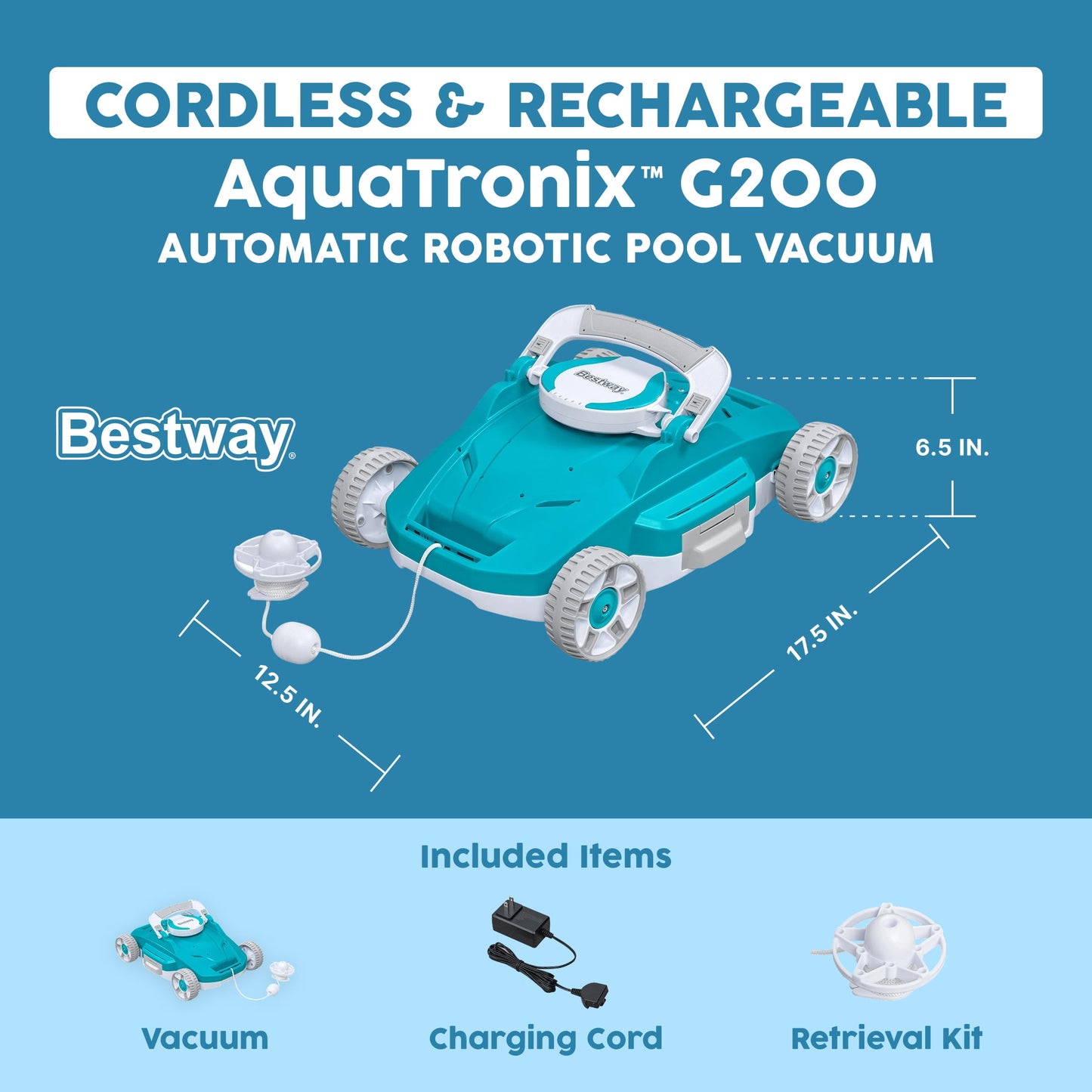 Bestway AquaTronix G200 Automatic Robotic Pool Vacuum