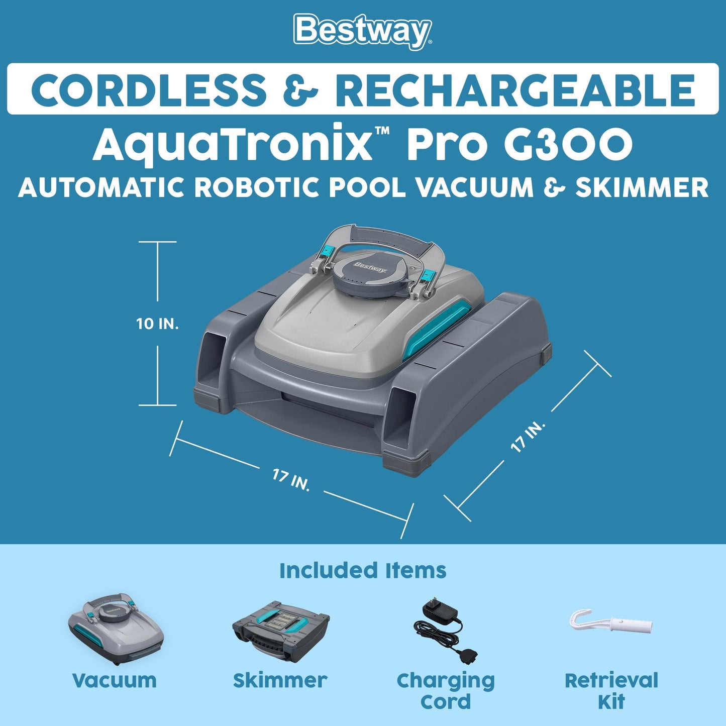 Bestway AquaTronix G200 Automatic Robotic Pool Vacuum