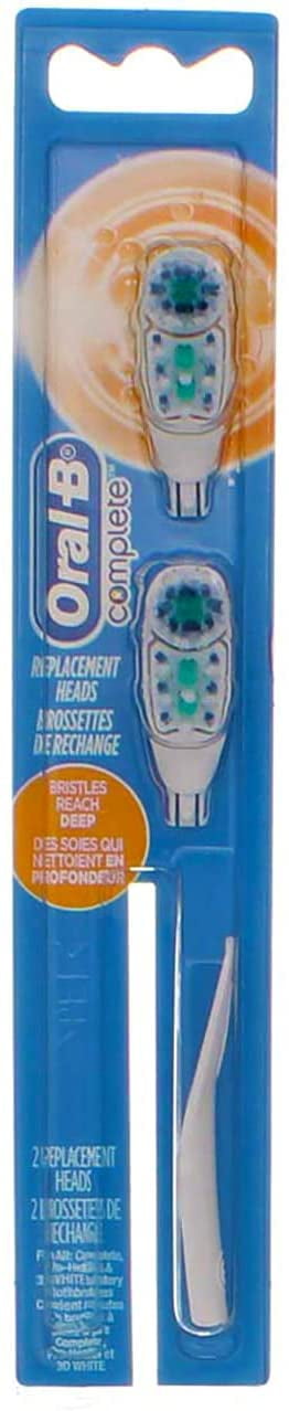 Oral-B Cross Action Power Replacement Brush Heads Soft, 2 Each (Pack of 2)