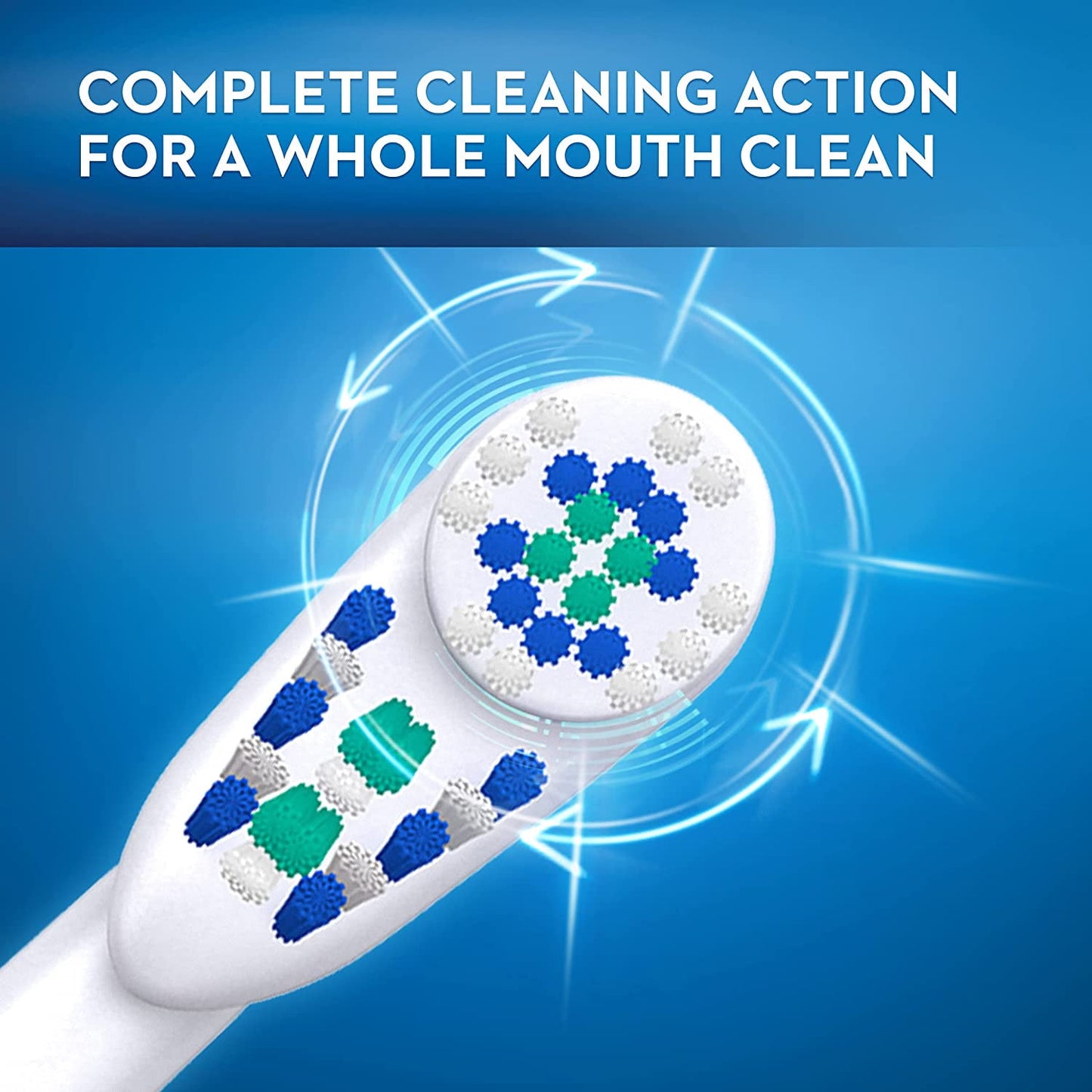 Oral-B Cross Action Power Replacement Brush Heads Soft, 2 Each (Pack of 2)