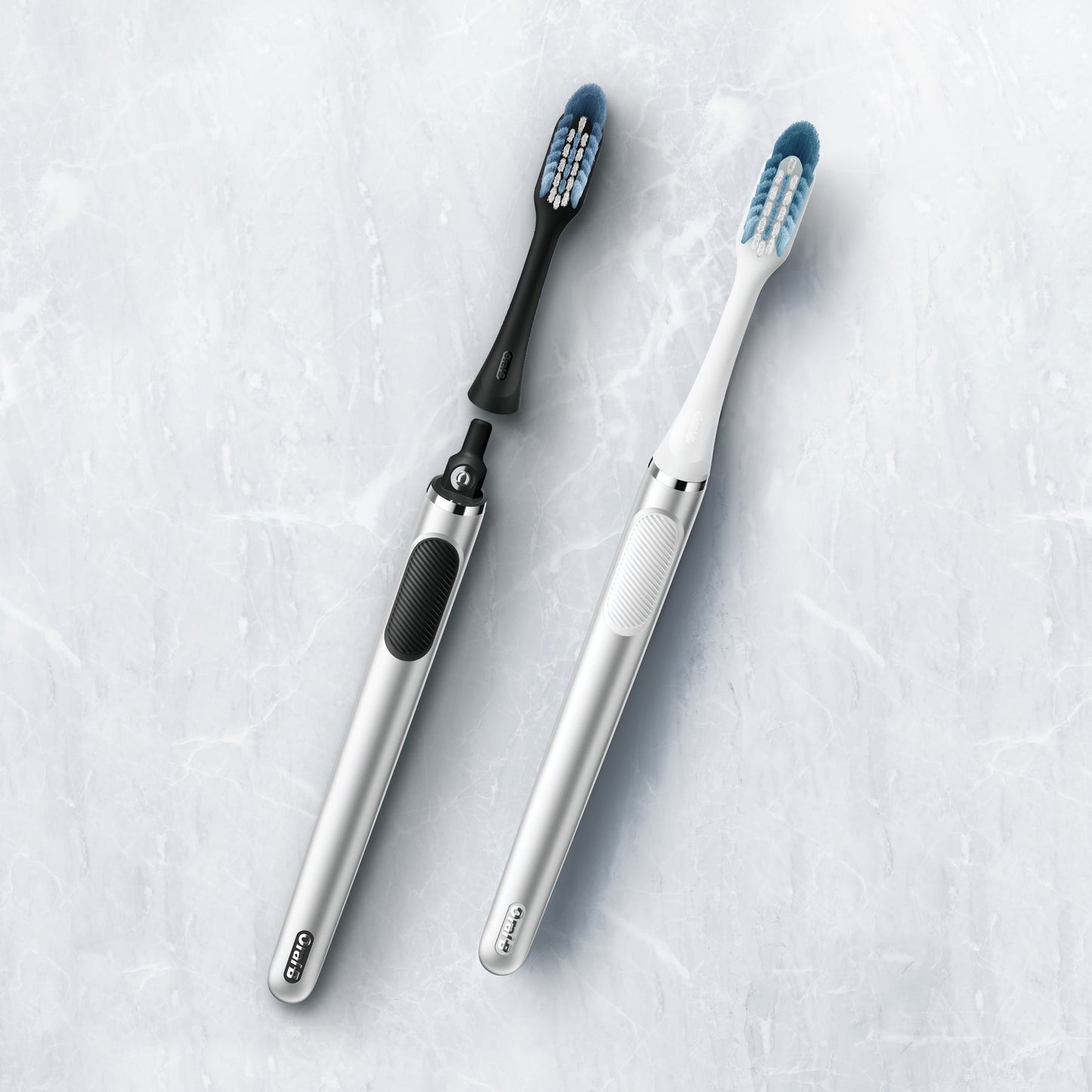 Oral-B Clic Manual Toothbrush with Magetic Brush Mount, White, 1 Ct