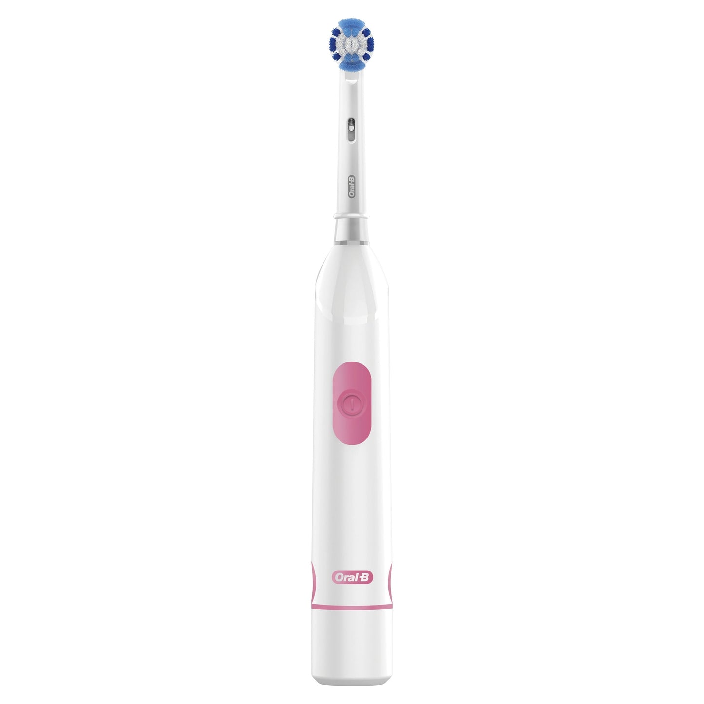 Oral-B Toothbrush, Easy Clean Compact Head Battery Powered Electric Toothbrush, White, for Adults and Children 3+