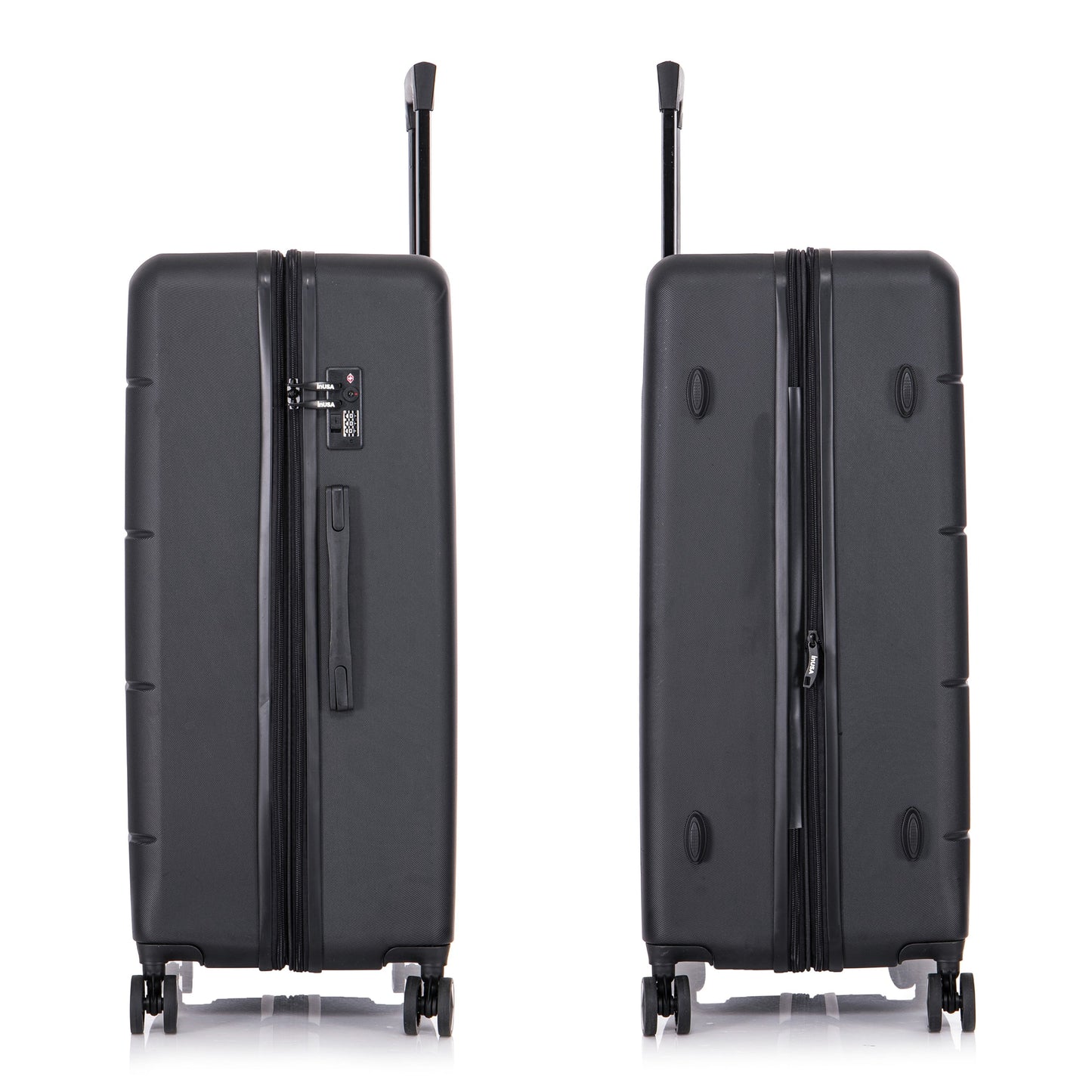 InUSA Elysian 3-Piece Hardside Luggage Sets with Spinner Wheels, Handle, Trolley, (20"/24"/28"), Champagne