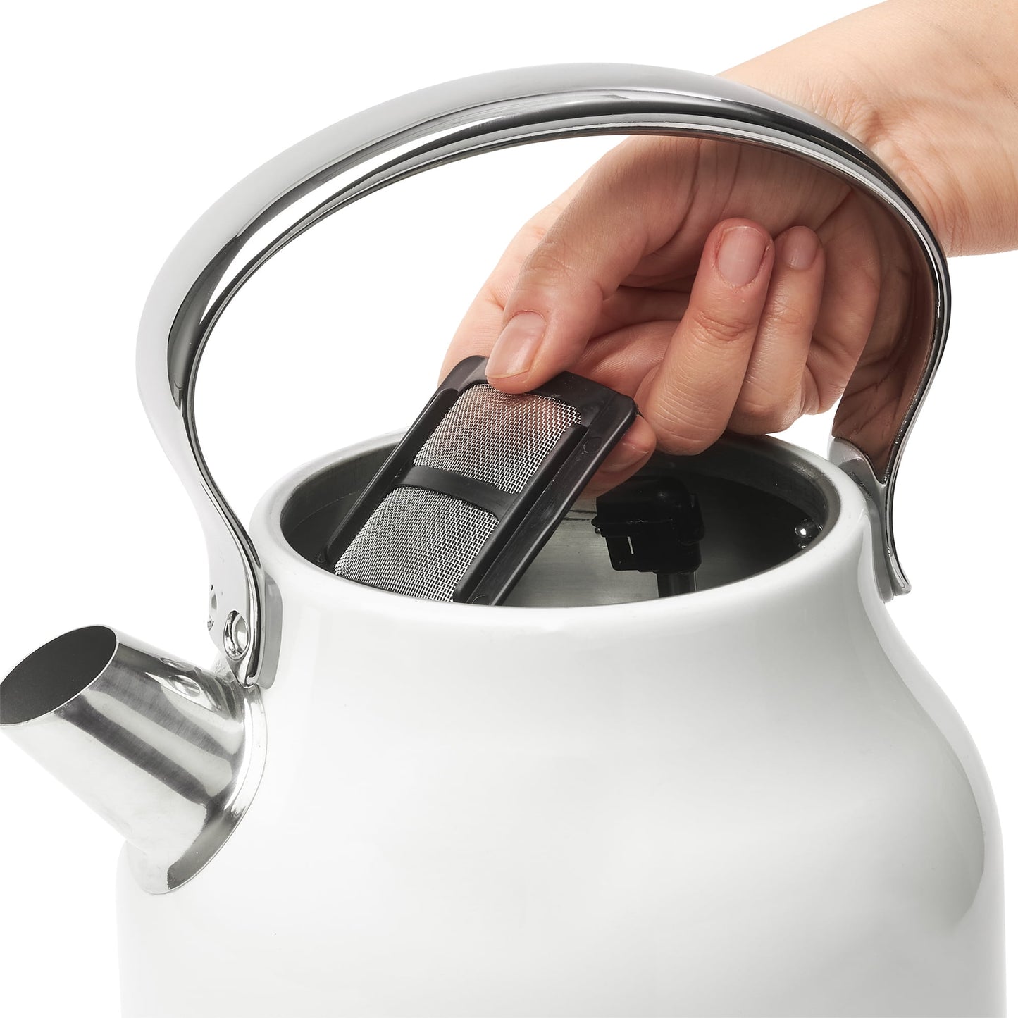 Haden Coffee Maker &amp; Heritage 1.7 Liter Electric Kettle, Ivory &amp; Copper