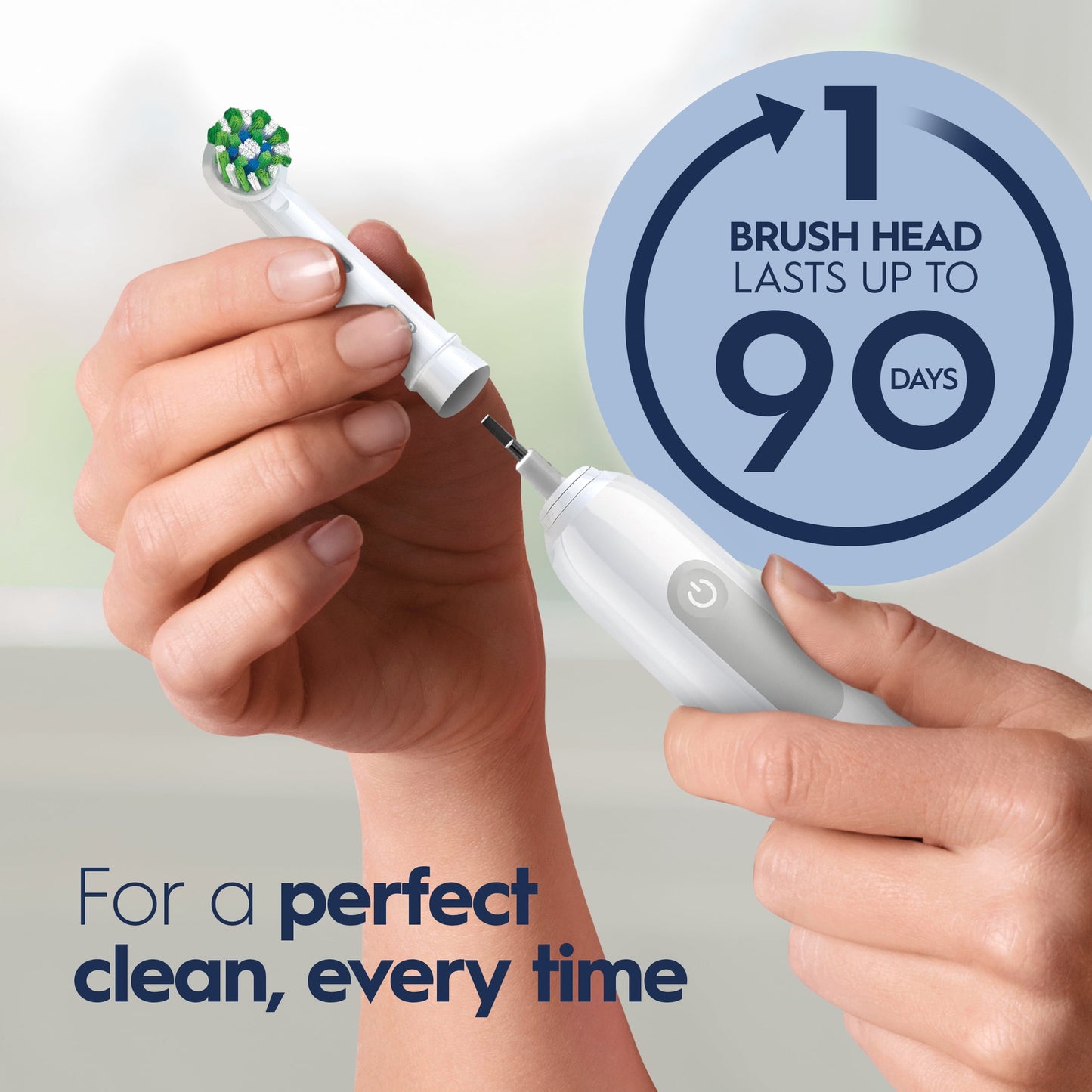 Oral-B Toothbrush, Pro 1000 Rechargeable Electric Toothbrush, White, 1 Count, Adults and Children 3+
