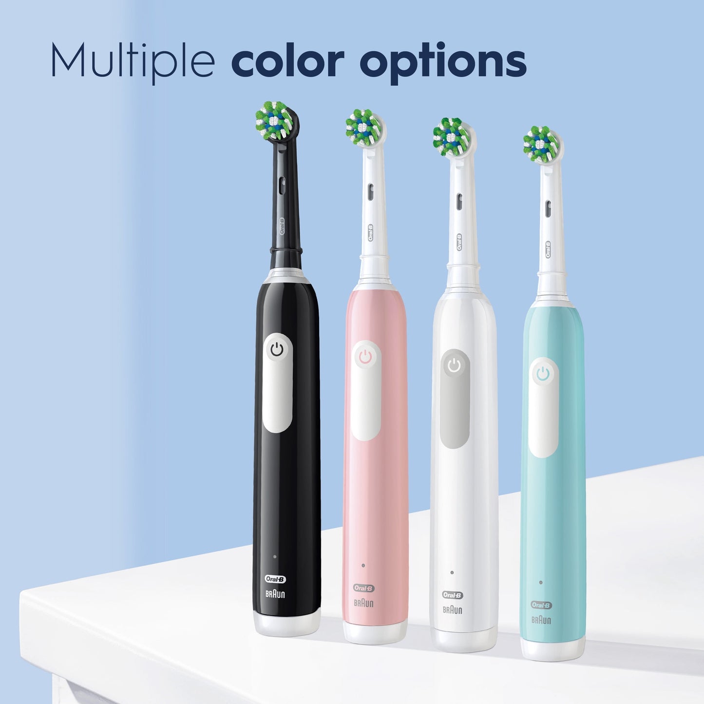 Oral-B Toothbrush, Pro 1000 Rechargeable Electric Toothbrush, White, 1 Count, Adults and Children 3+