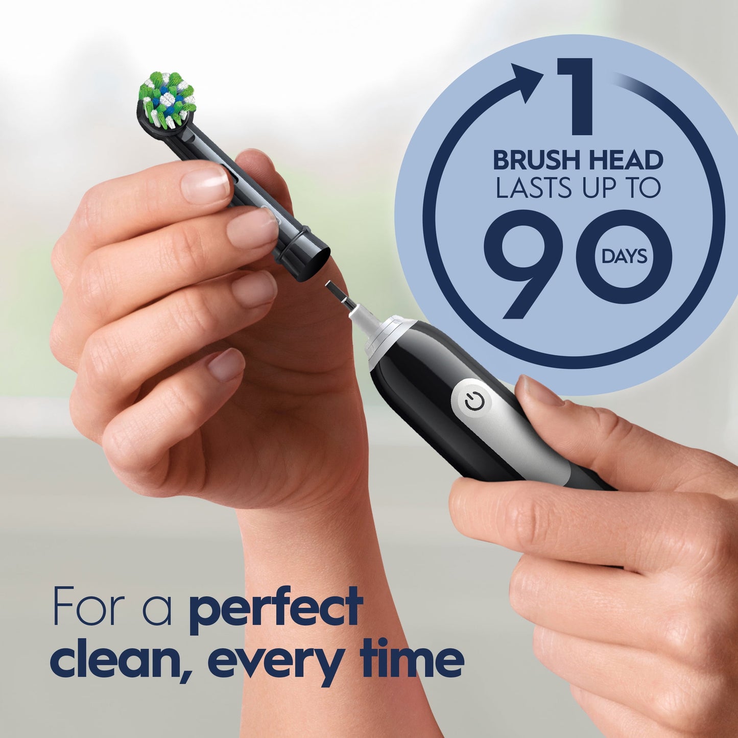 Oral-B Toothbrush, Pro 1000 Rechargeable Electric Toothbrush, White, 1 Count, Adults and Children 3+