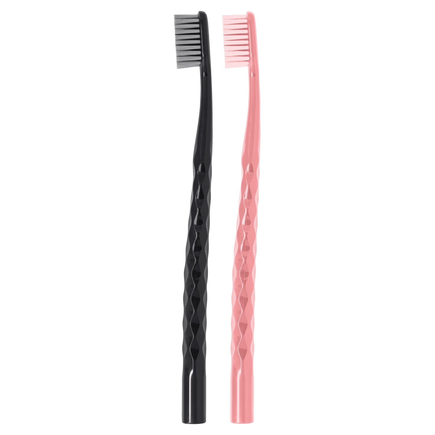 (2 pack) Oral-B Toothbrush Pro Whitening Brilliance, Extra Soft, Black and Coral, 2 Count