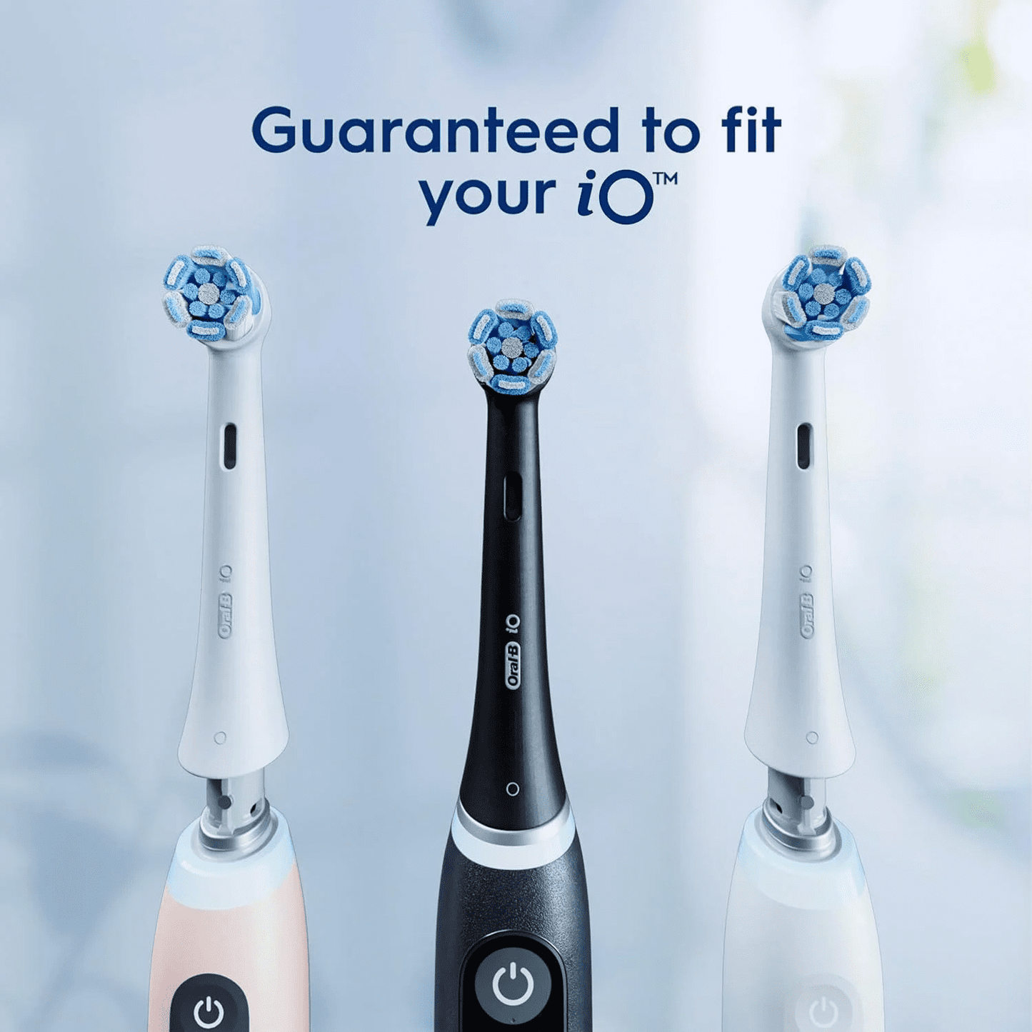 Oral-B iO Series Ultimate Clean Electric Toothbrush Replacement Brush Heads for an Oral-B Electric Toothbrush, 4 count, Black