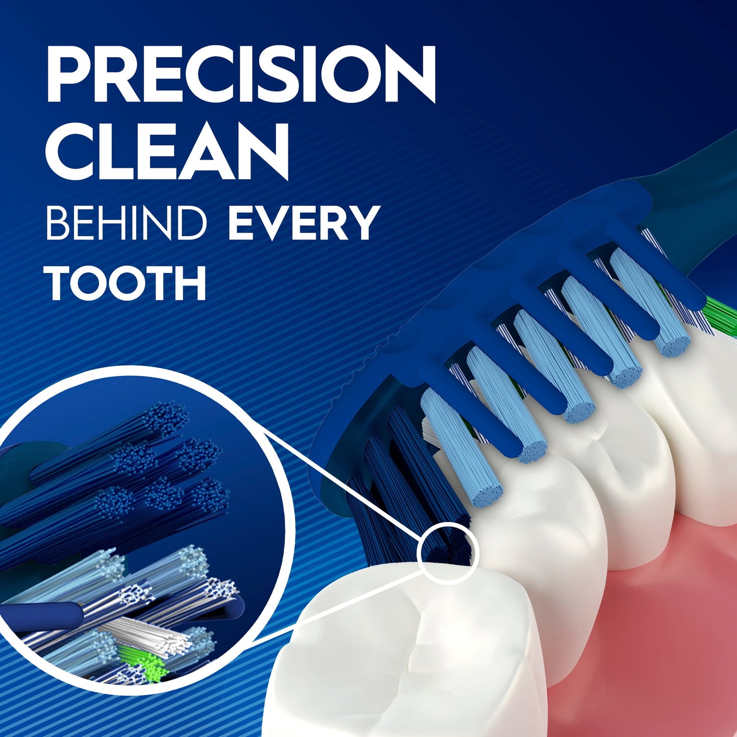 Oral-B Toothbrush Pro Clean Cross Action, Deep Plaque Removal, 6 Count