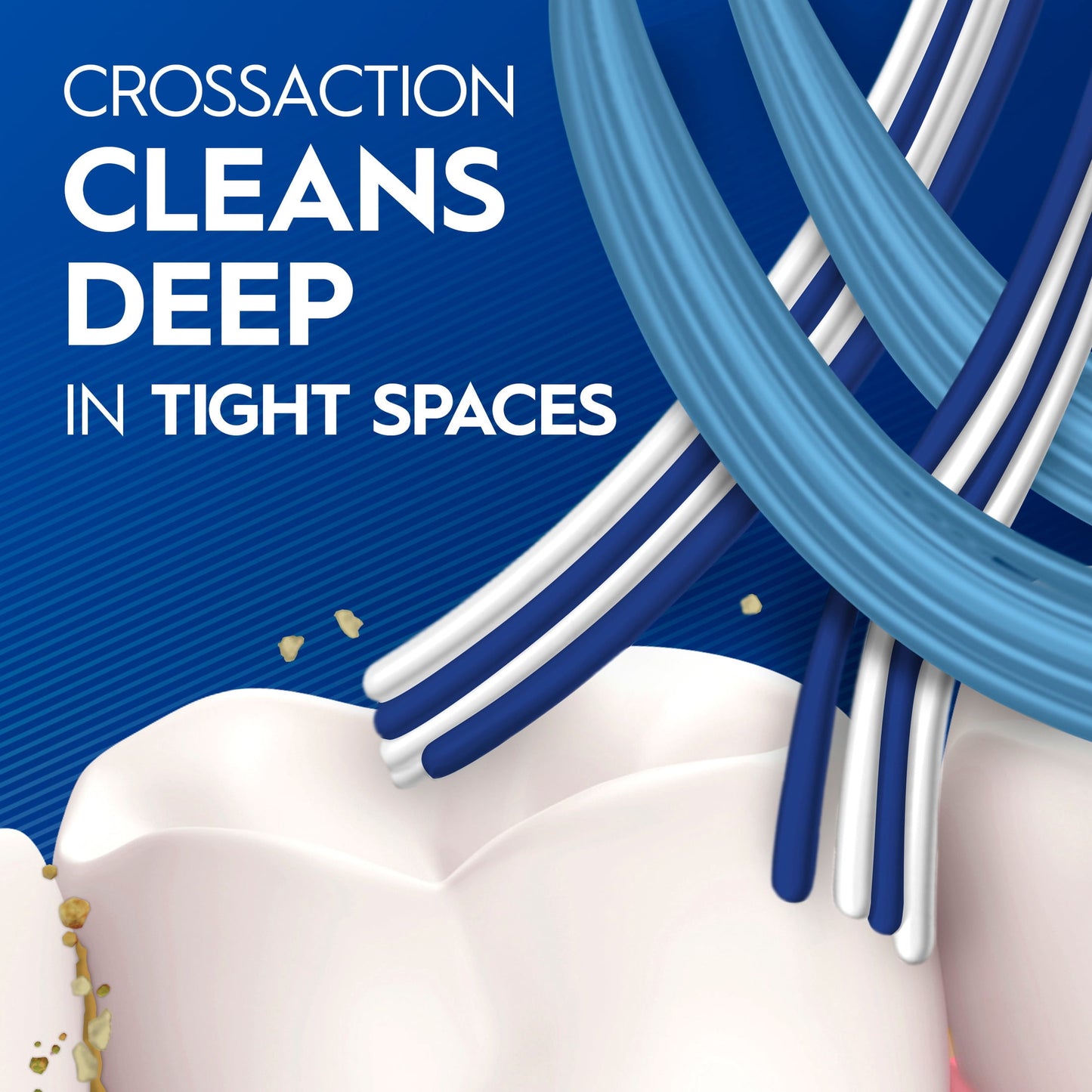 Oral-B Toothbrush Pro Clean Cross Action, Deep Plaque Removal, 6 Count