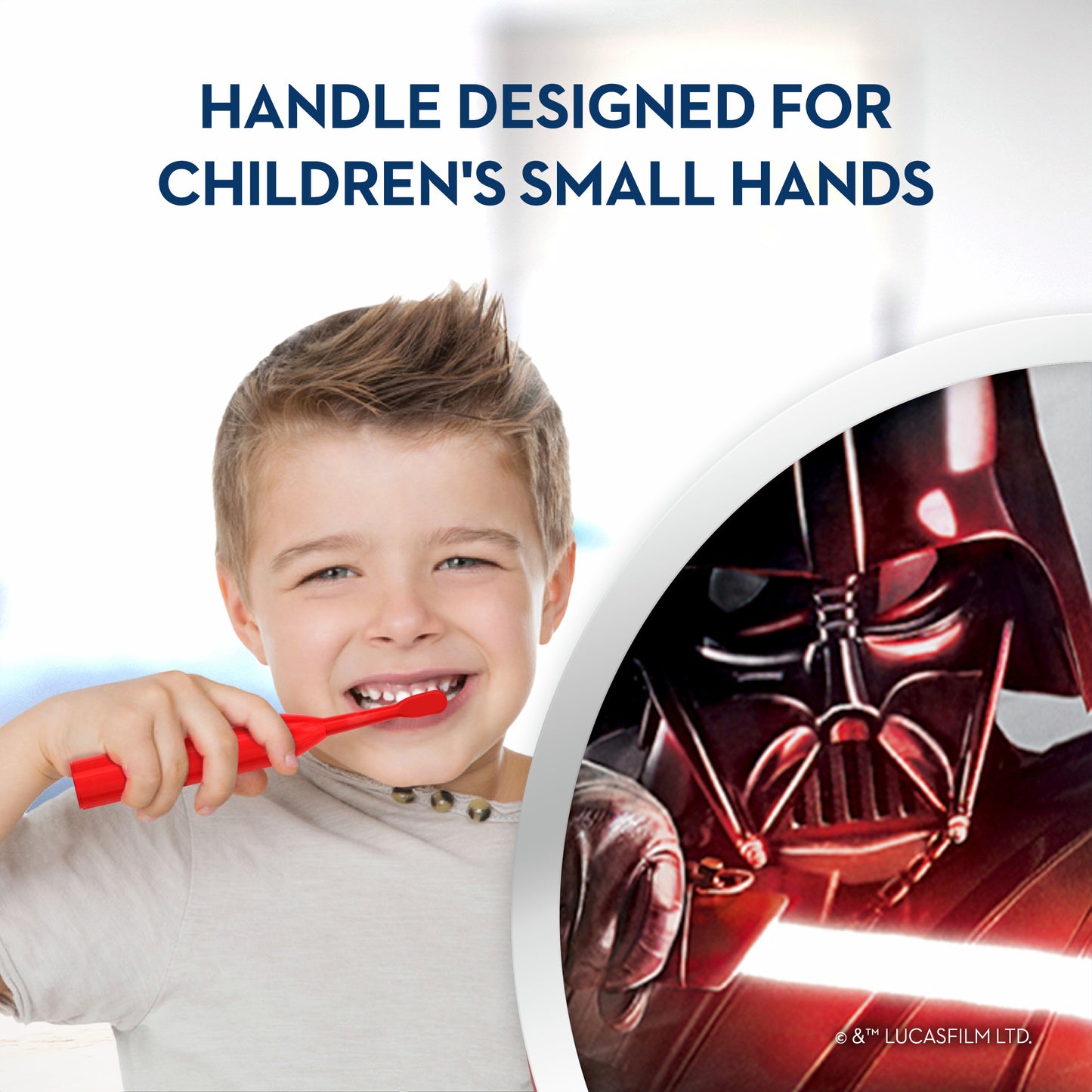 Oral-B Kids Disney Star Wars Battery Electric Toothbrush, Extra Soft Bristles, Ages 3+